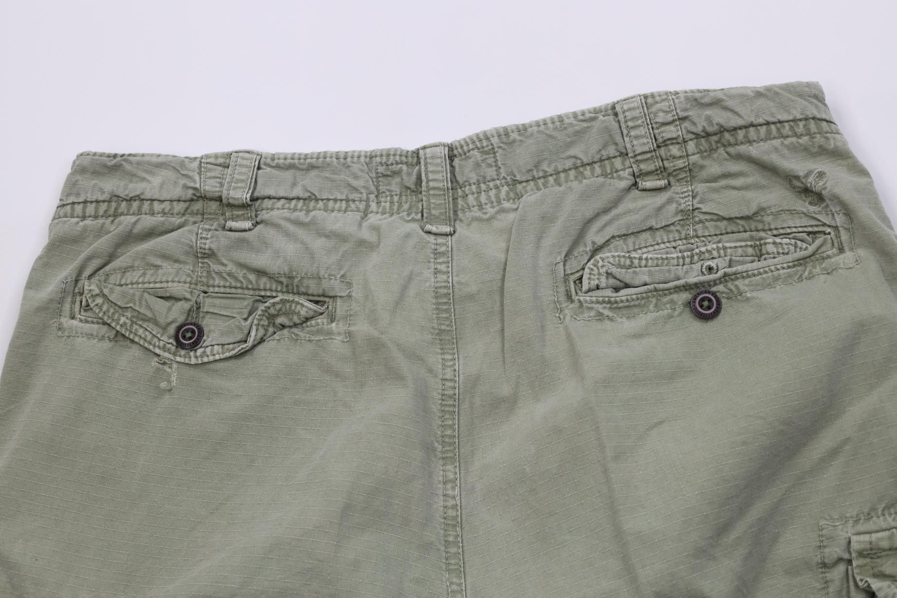 American Eagle Outfitters Vintage Y2K American Eagle Outfitters Ripstop Cargo Shorts Size US 38 / EU 54 - 10 Thumbnail