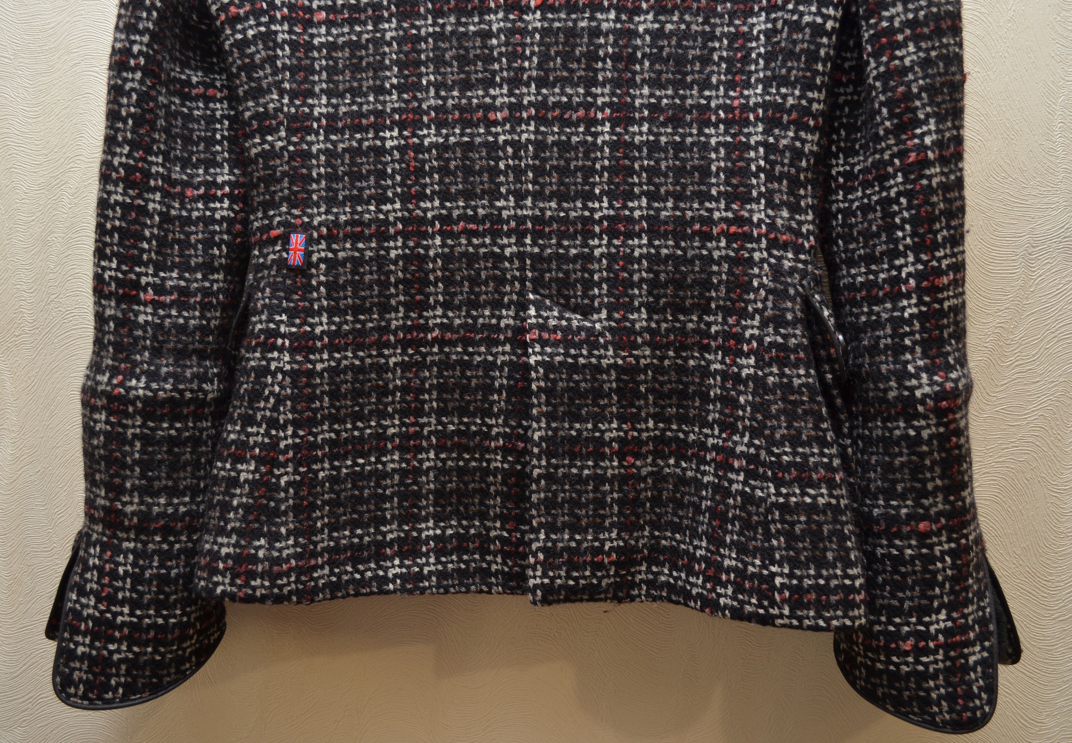 Belstaff × Vintage Vintage Belstaff Black Prince Wool Tweed Jacket Coat Size 42 Size M / US 6-8 / IT 42-44 - 7 Thumbnail