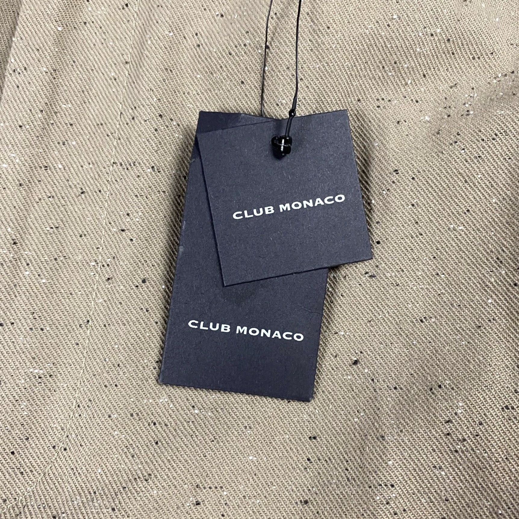 Club Monaco CLUB MONACO Drainpipe Pants 36 Beige Speckled Donegal Tweed Men’s Casual Formal Wear Size US 36 / EU 52 - 4 Thumbnail