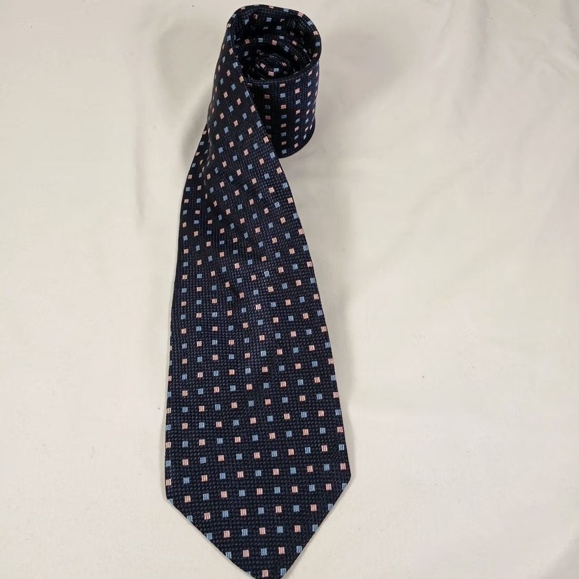Brooks Brothers Brooks Brothers Necktie 346 Pure Silk Blue Pink Blue Pattern 3.5" x 60" Men Silk Tie Classic 57"-60" Blue Mens Size ONE SIZE - 2 Thumbnail