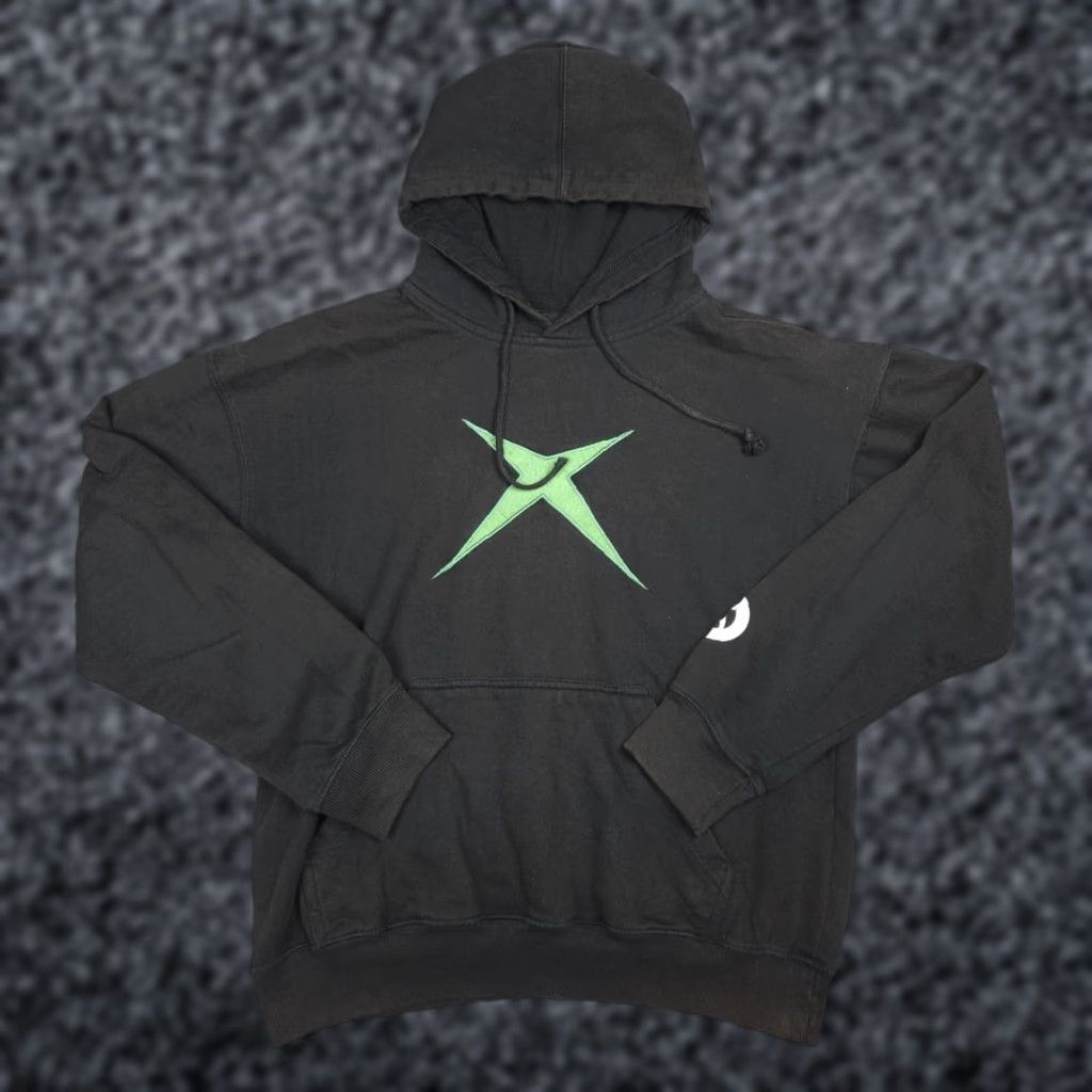 Ripple Junction VINTAGE Ripple Junction X-Box Gaming Hoodie Mens M Black Graphic 20th Anniversary Ripple Streetwear Puff Print Size US M / EU 48-50 / 2 - 1 Thumbnail