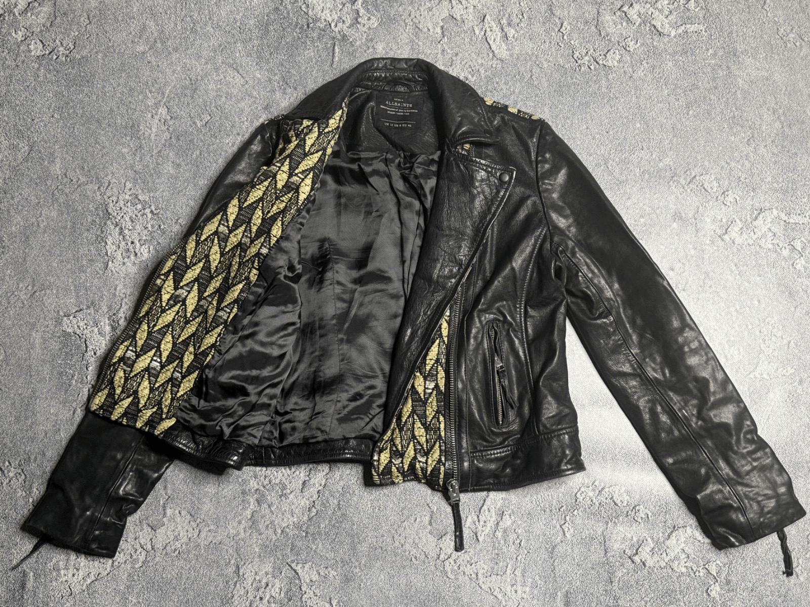 Allsaints AllSaints chiri leather jacket UK12 Size M / US 6-8 / IT 42-44 - 3 Thumbnail