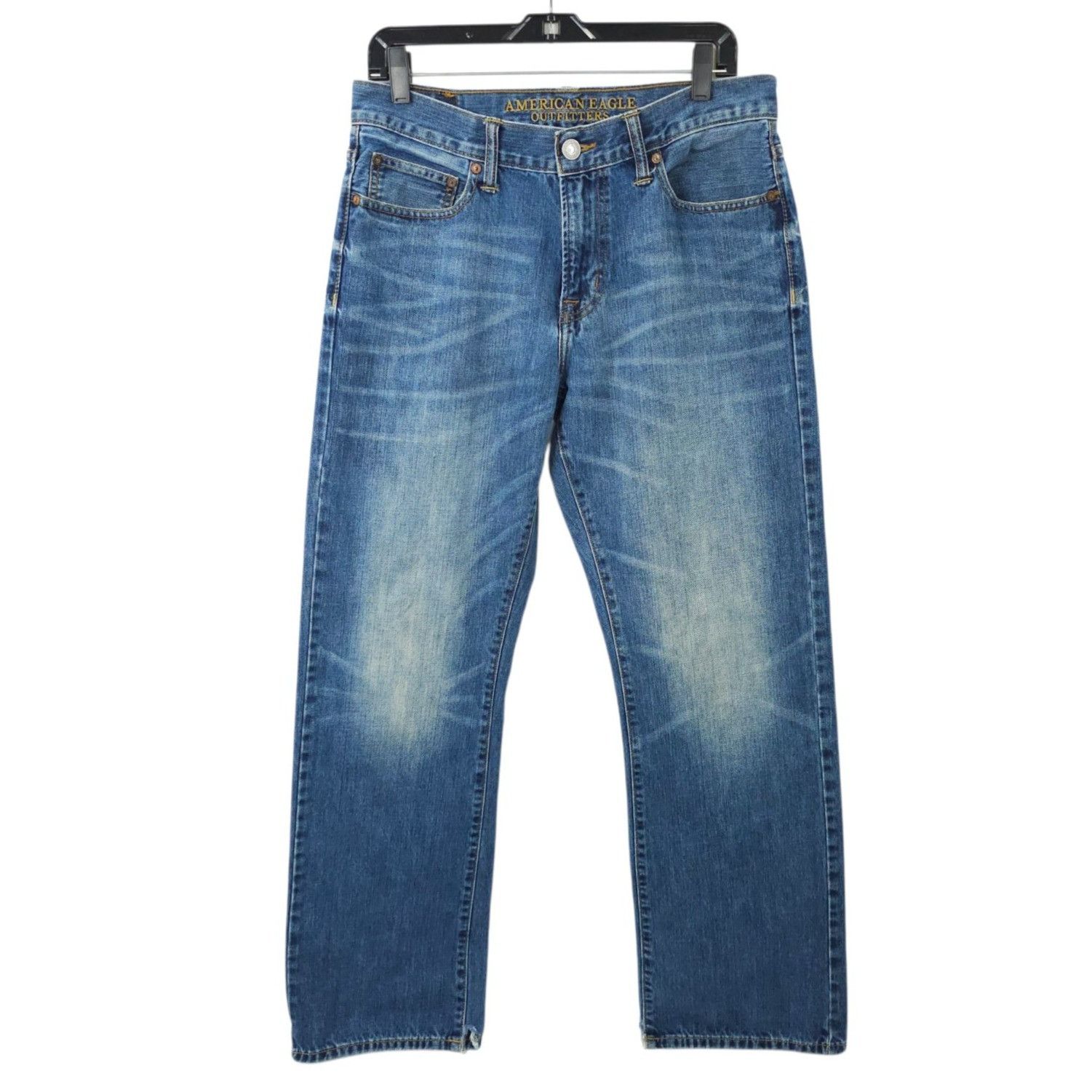 American Eagle Outfitters American Eagle Bootcut Jeans Mens 32x34 (Fit 32x32) Whisker Size US 32 / EU 48 - 1 Thumbnail