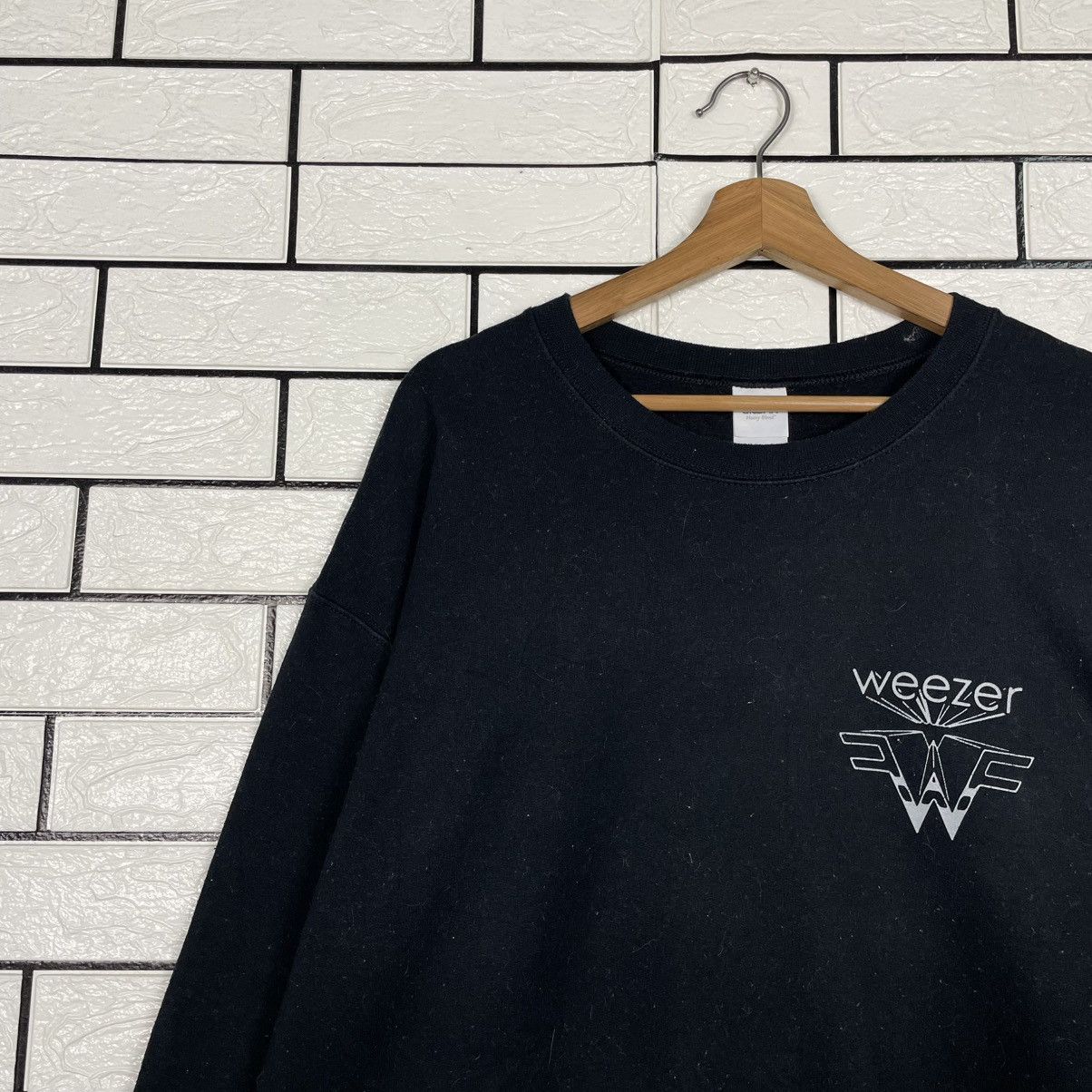 Japanese Brand Weezer Crewneck Sweatshirt Size US L / EU 52-54 / 3 - 6 Thumbnail