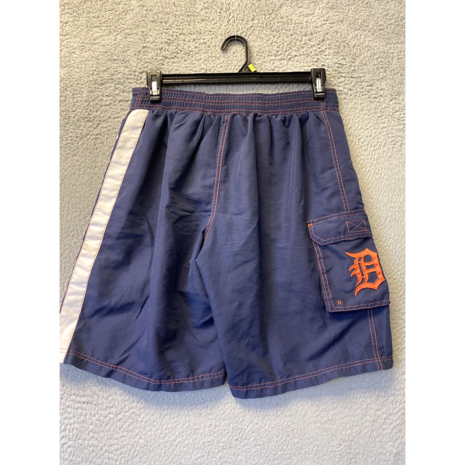 Vintage Genuine Merchandise Board Shorts Men M Navy 59-66 Swim Bottom Mens Size US 31 - 6 Thumbnail