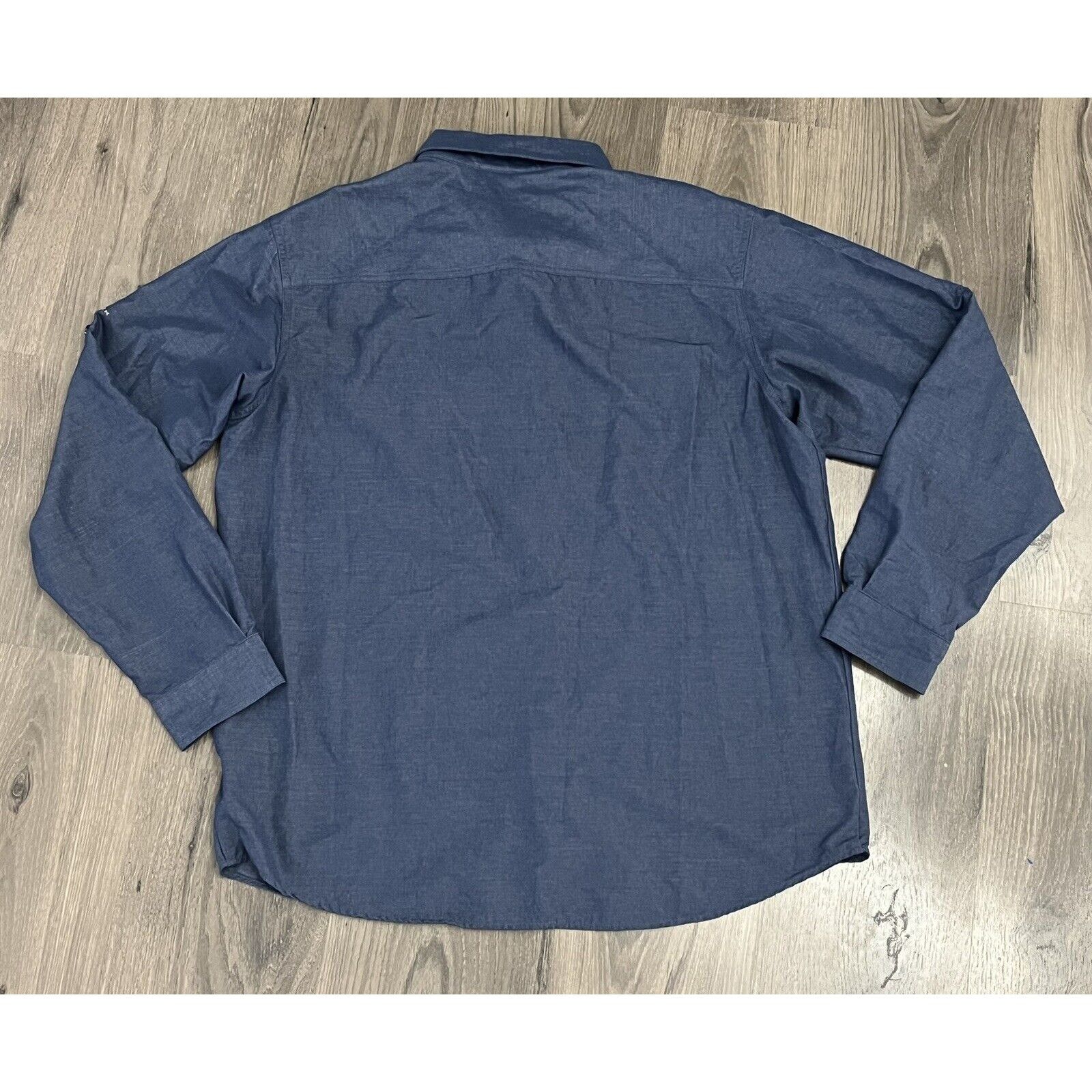 Columbia COLUMBIA Shirt Men's Large Blue Omni-Wick Stretch Sports Cam Size US L / EU 52-54 / 3 - 6 Thumbnail
