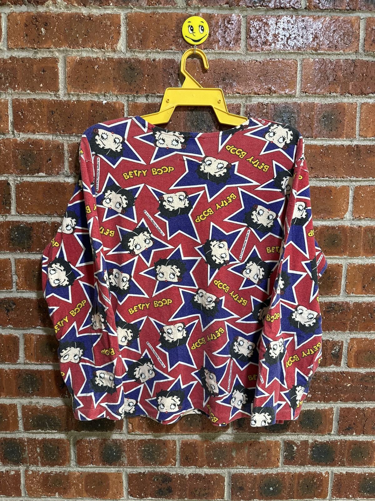 Cartoon Network × Vintage Vintage Betty Boop Full Print Long Sleeve Tee Size US M / EU 48-50 / 2 - 5 Thumbnail