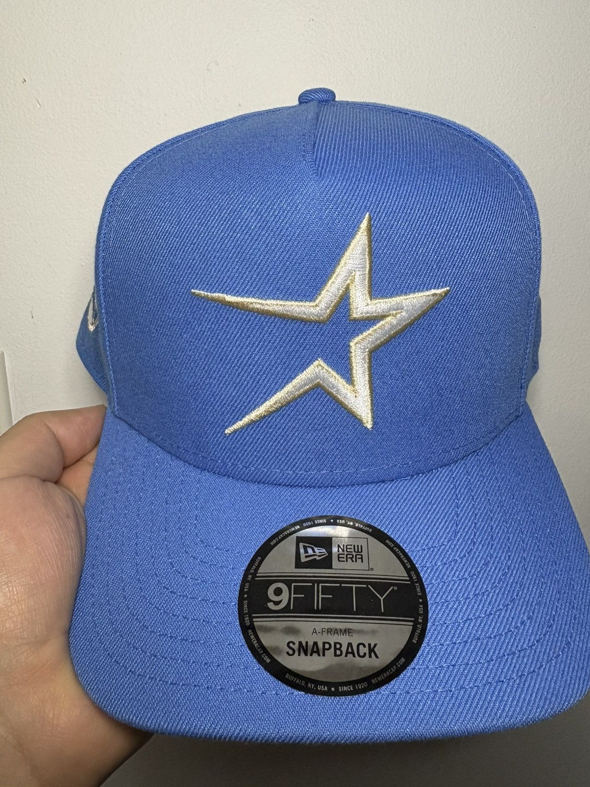 New Era Brand New MLB Houston Astros Snapback Hat New Era A-Frame Size ONE SIZE - 2 Thumbnail