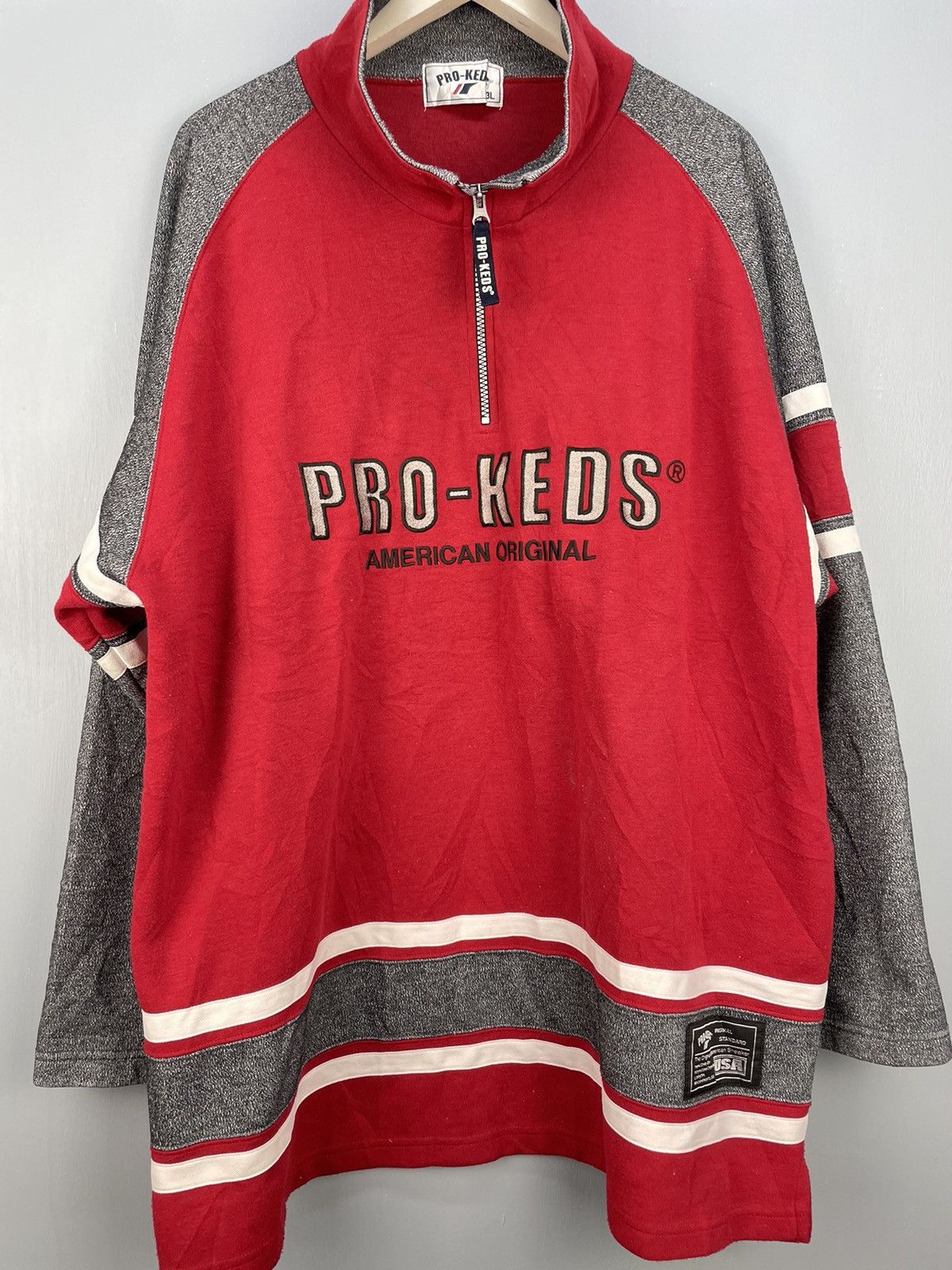 Pro-Keds Vintage Pro-Keds half zip sweatshirt Size US XXL / EU 58 / 5 - 3 Thumbnail
