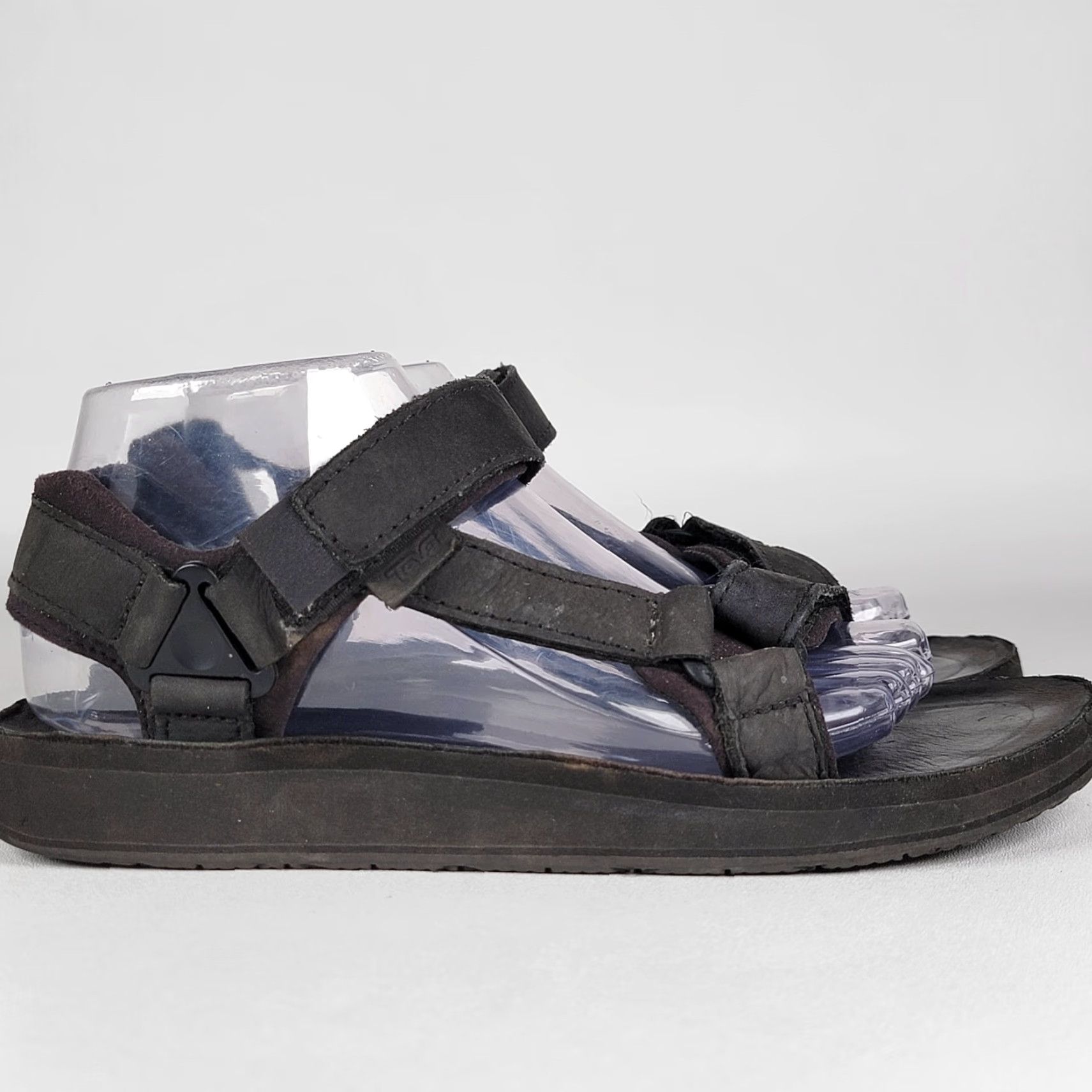 Teva TEVA Original Universal Premier Women Sport Sandals Leather Black US 9 / UK 7 Sandals Womens Leather Black Teva Original Universal Premier Sandals 9 7 Size US 7 / IT 37 - 2 Thumbnail