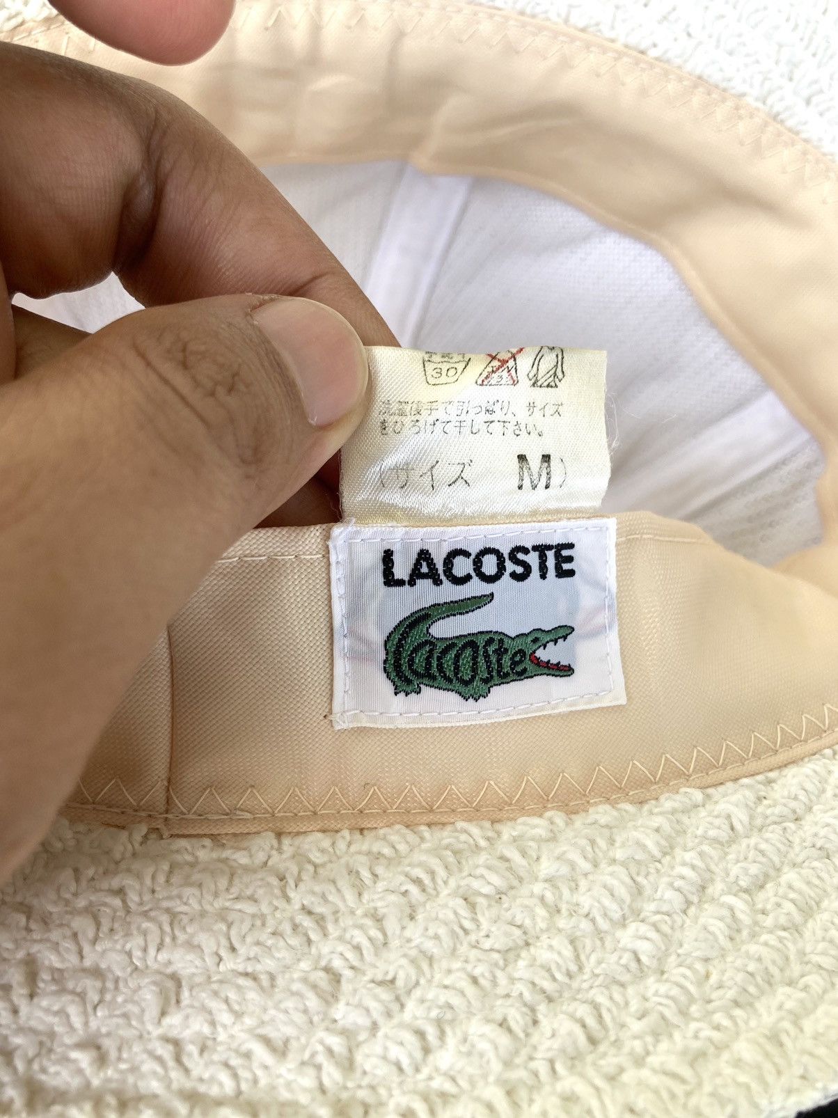 Lacoste × Vintage Vintage Lacoste Bucket Hat Size ONE SIZE - 5 Thumbnail