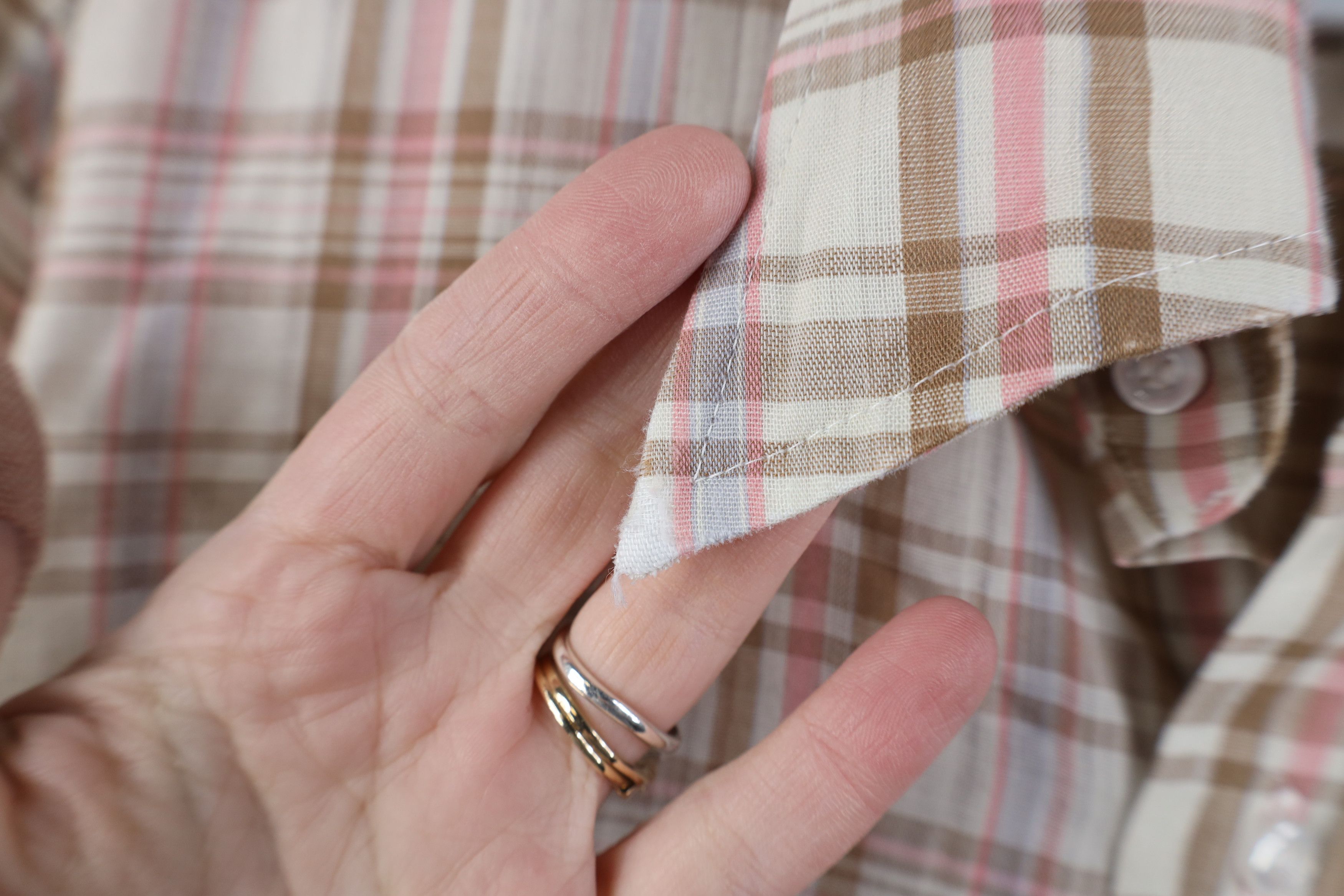 Vintage Vintage 60s 70s Western Collared Button Shirt Plaid USA Size US M / EU 48-50 / 2 - 9 Thumbnail