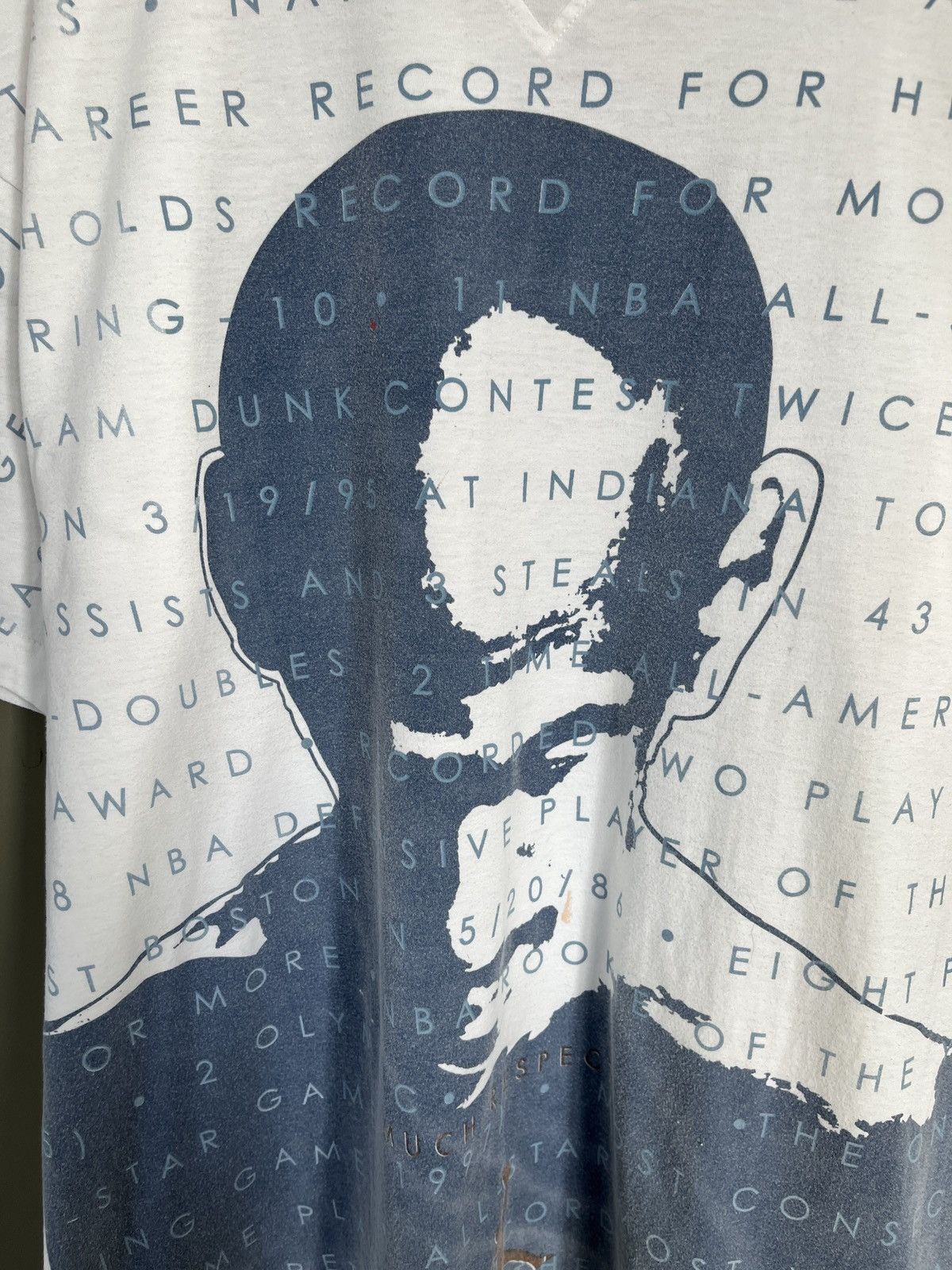 Nike Nike Vintage Extra RARE Jordan Overprinted T-shirt Size US XL / EU 56 / 4 - 5 Thumbnail