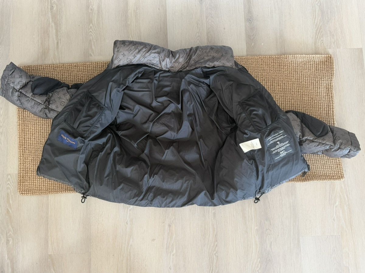 Louis Vuitton Louis Vuitton Monogram Puffer Jacket Black/Grey LV Down Coat Size US L / EU 52-54 / 3 - 12 Thumbnail