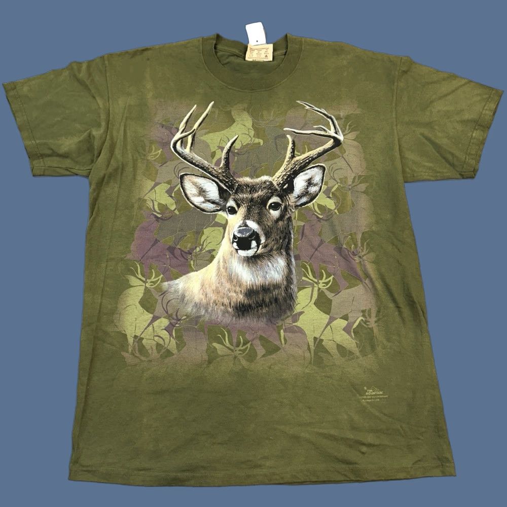 The Mountain VINTAGE The Mountain Shirt Mens Large Tie Dye Deer Wilderness Deadstock Y2K Size US L / EU 52-54 / 3 - 1 Thumbnail