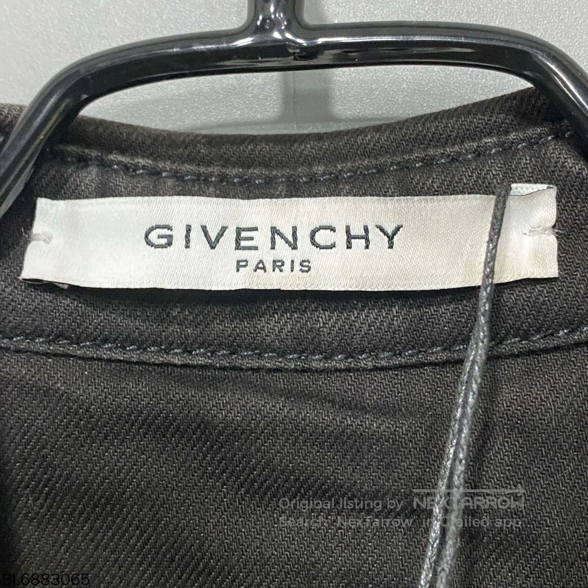 Givenchy Givenchy Black Denim Star Jacket. Size US S / EU 44-46 / 1 - 5 Thumbnail
