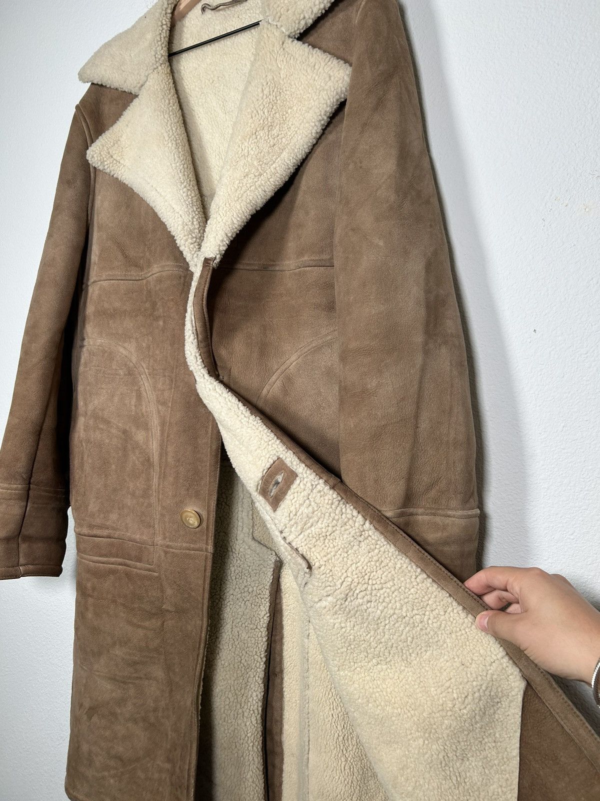 Maison Margiela AW02 Sherpa Trompe Loeil Trench Coat Size US L / EU 52-54 / 3 - 2 Thumbnail