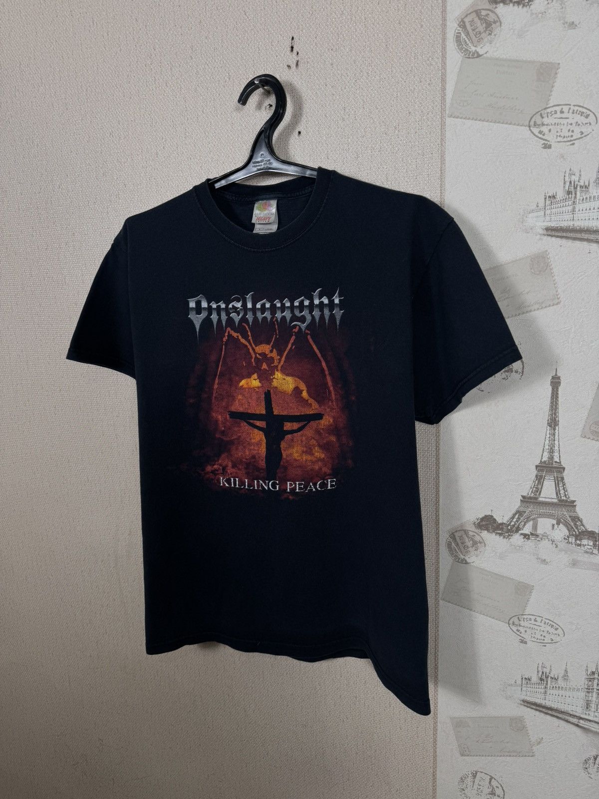 Other Vintage Onslaught T shirt Black Trash Metal Killing Place L Size US L / EU 52-54 / 3 - 5 Thumbnail