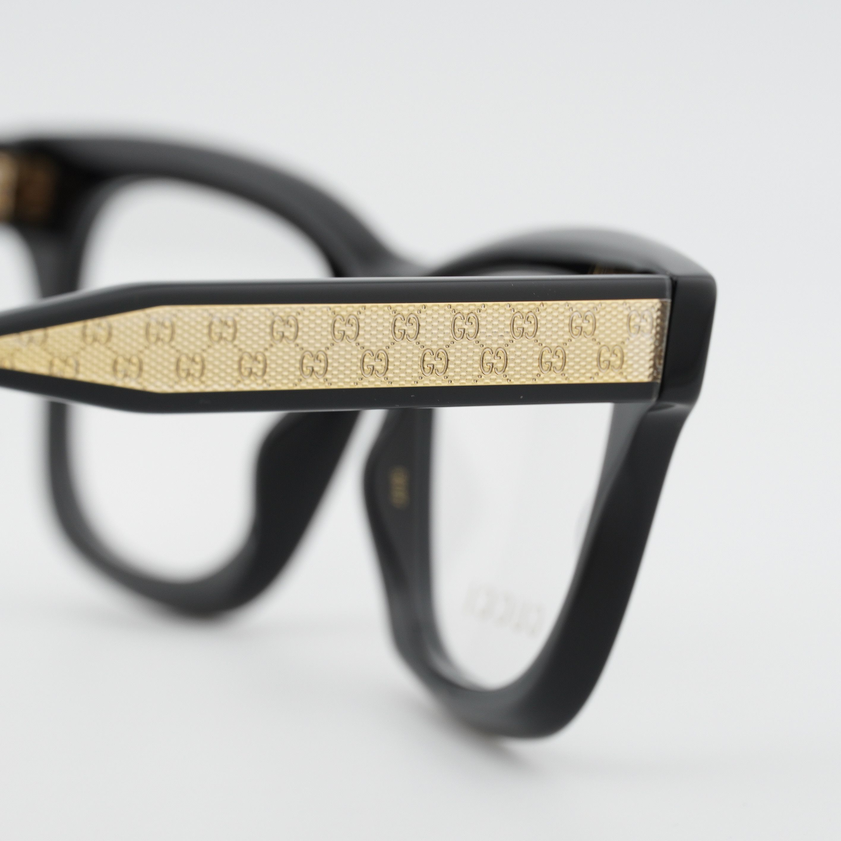 Gucci Gucci GG2066O 005 Eyeglasses Black 51mm Square Frame Size ONE SIZE - 10 Thumbnail