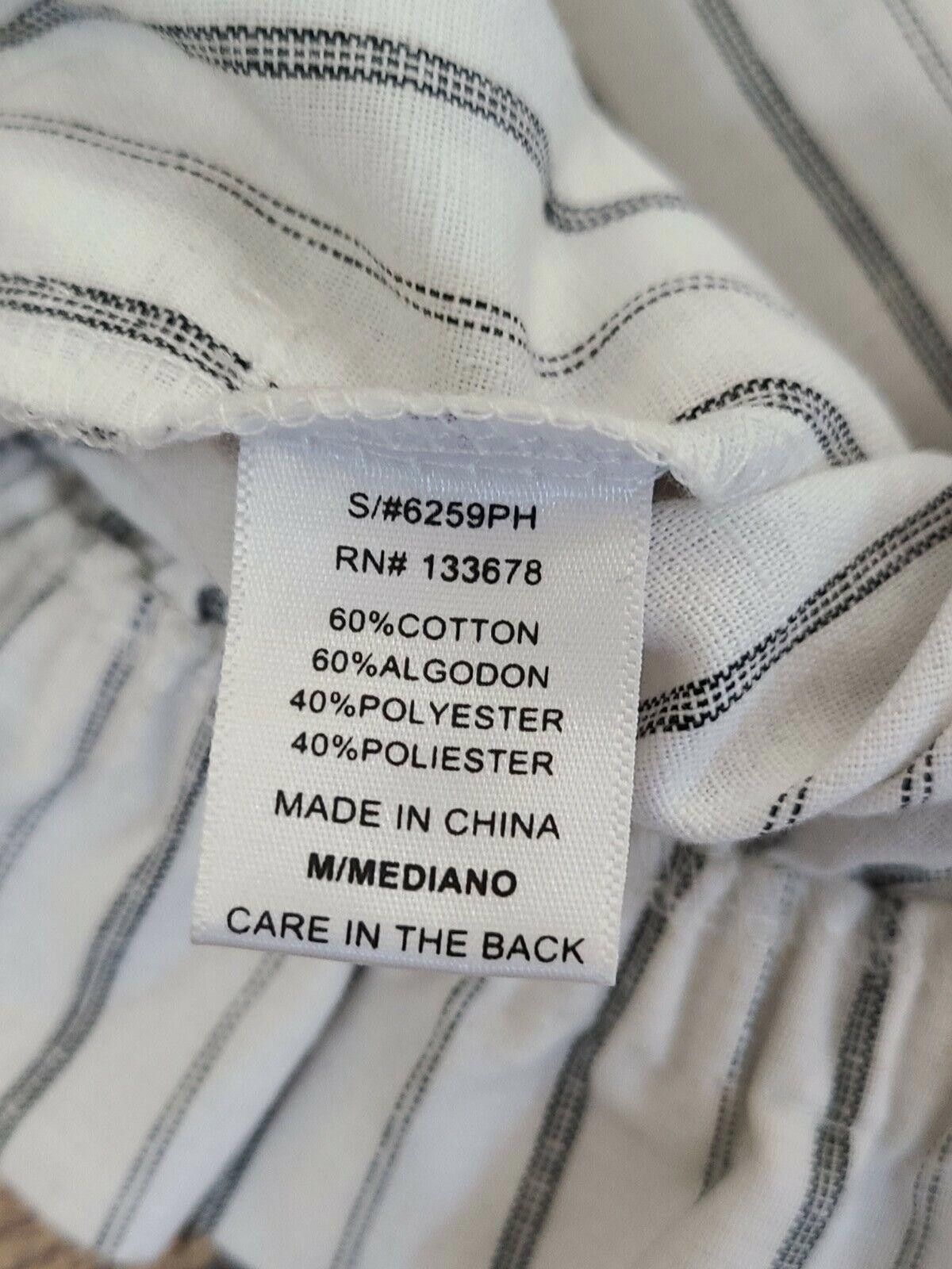 Other Love Tree Shorts Medium White With Gray Stripes high waist Size 32" / US 10 / IT 46 - 7 Thumbnail