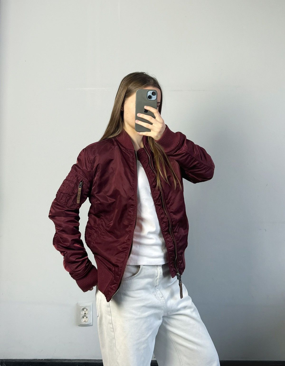 Alpha Industries Vintage bomber jacket Alpha industries women’s Size M / US 6-8 / IT 42-44 - 6 Thumbnail
