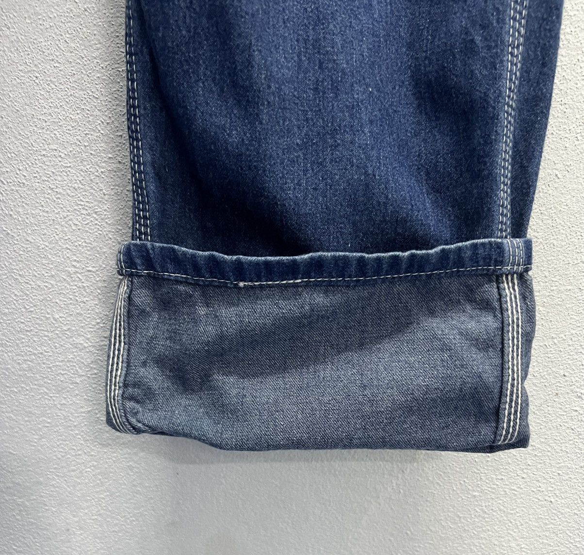 Edwin × Vintage Vintage EDWIN “Over Works Factory” Denim Overalls - Size S Size US 30 / EU 46 - 18 Thumbnail