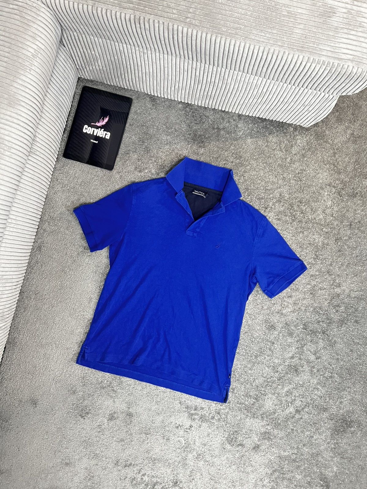 Designer × Nautica × Vintage Nautica Vintage Polo Shirt Blue Size US M / EU 48-50 / 2 - 1 Thumbnail