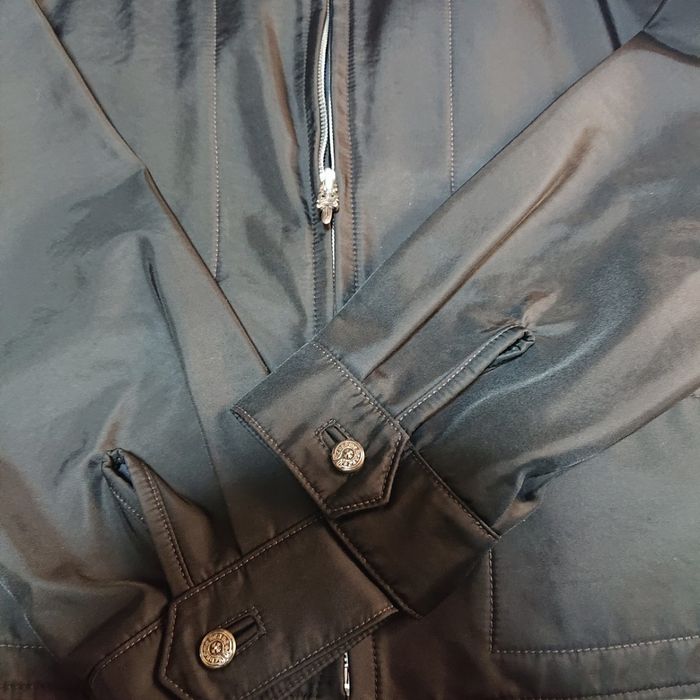 Chrome Hearts Chrome Hearts nylon jacket w leather crosses | Grailed