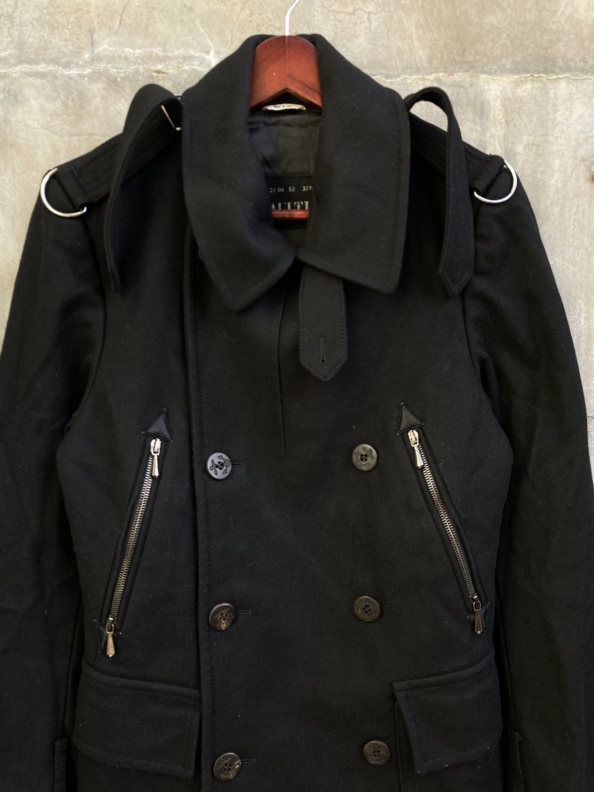 Jean Paul Gaultier Double Breasted Wool Pea Coat Size US S / EU 44-46 / 1 - 4 Thumbnail