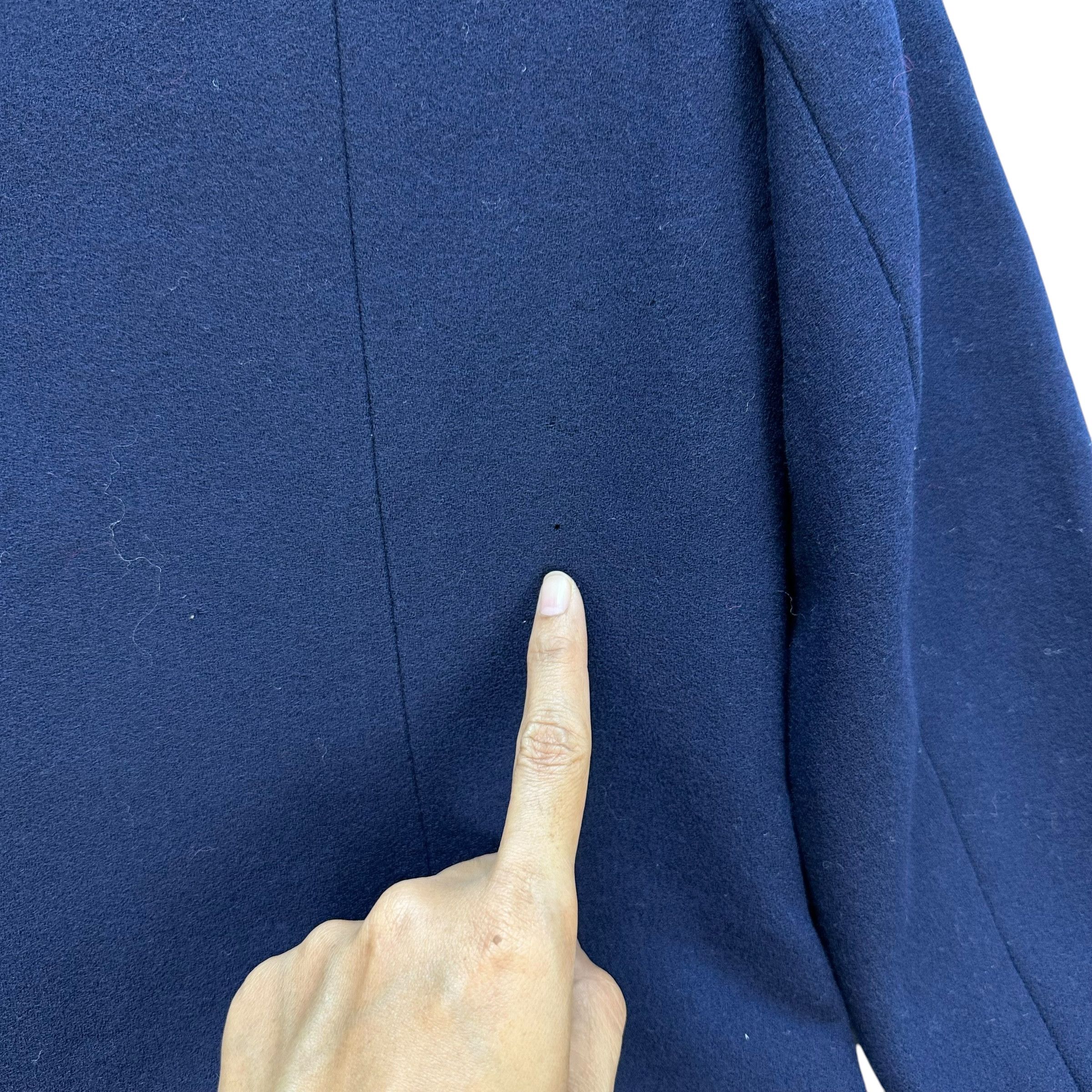 Japanese Brand 90’s JOHN J HILTON Blue Wool Formal Jacket #A64-1544 Size S / US 4 / IT 40 - 15 Thumbnail