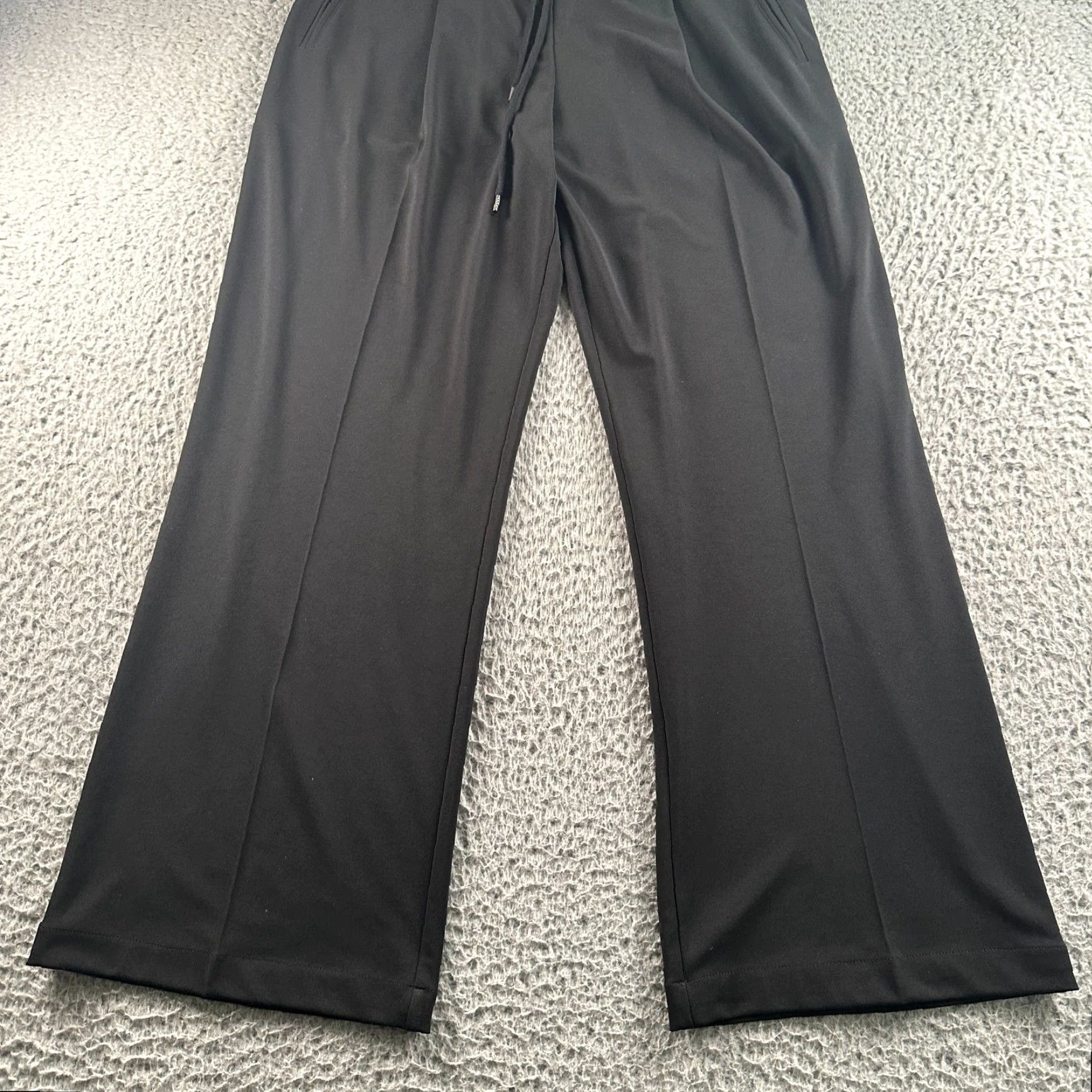 James Perse James Perse Pants Womens 2 Wide Leg Pull On Black Stretch Tailored Size 26" / US 2 / IT 38 - 3 Thumbnail