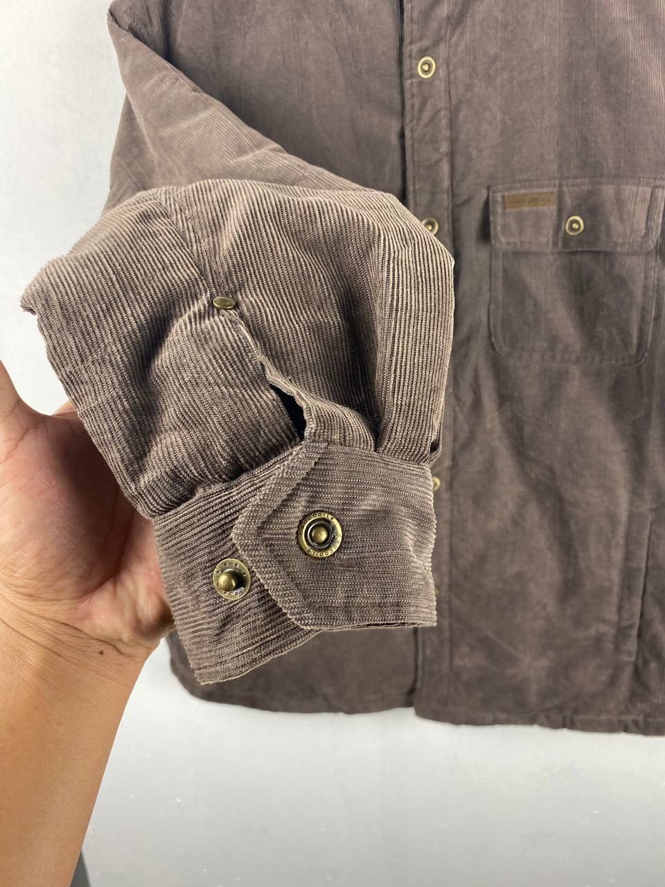 Japanese Brand crocodile japanese brand corduroy jacket flannel lining Size US L / EU 52-54 / 3 - 5 Thumbnail