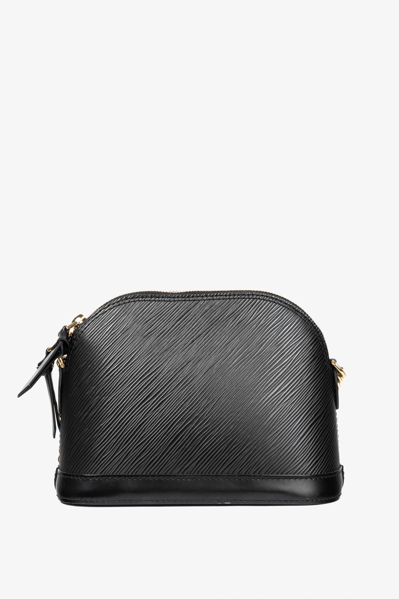 Louis Vuitton Louis Vuitton Alma Mini Noir Epi Chain-Strap Shoulder Bag Size ONE SIZE - 4 Thumbnail