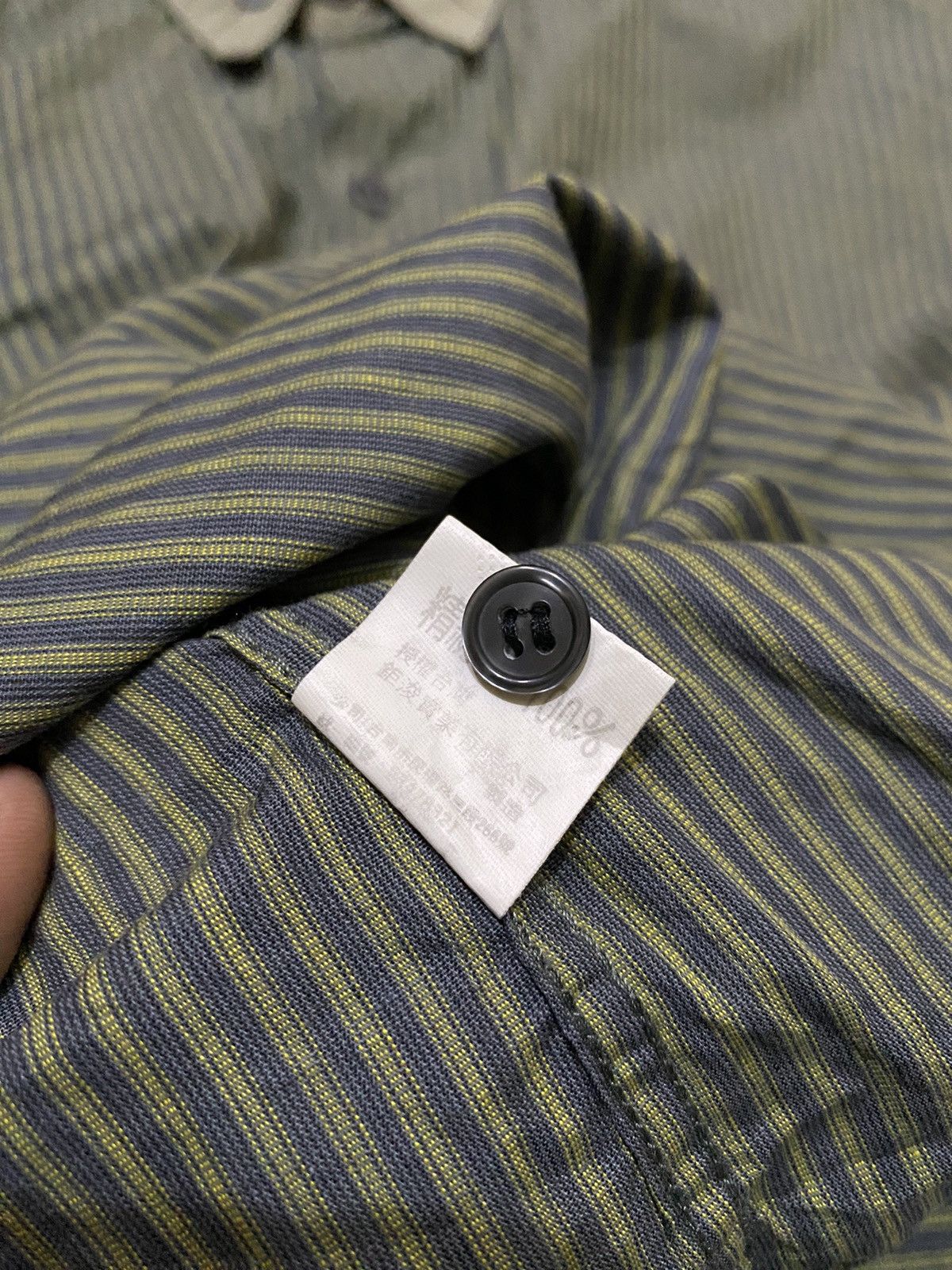 Balenciaga × Vintage Vintage Balenciaga Striped Longshirts Size US L / EU 52-54 / 3 - 8 Thumbnail