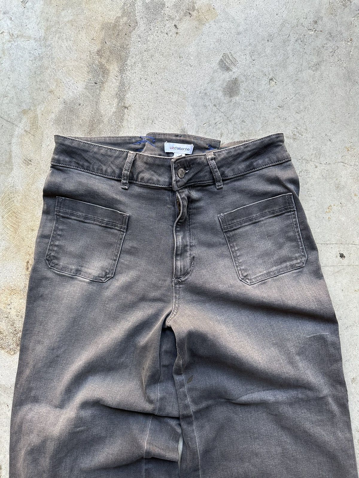 Balenciaga Y2K Vintage Black wide leg jeans Size 34" / US 12 / IT 48 - 3 Thumbnail