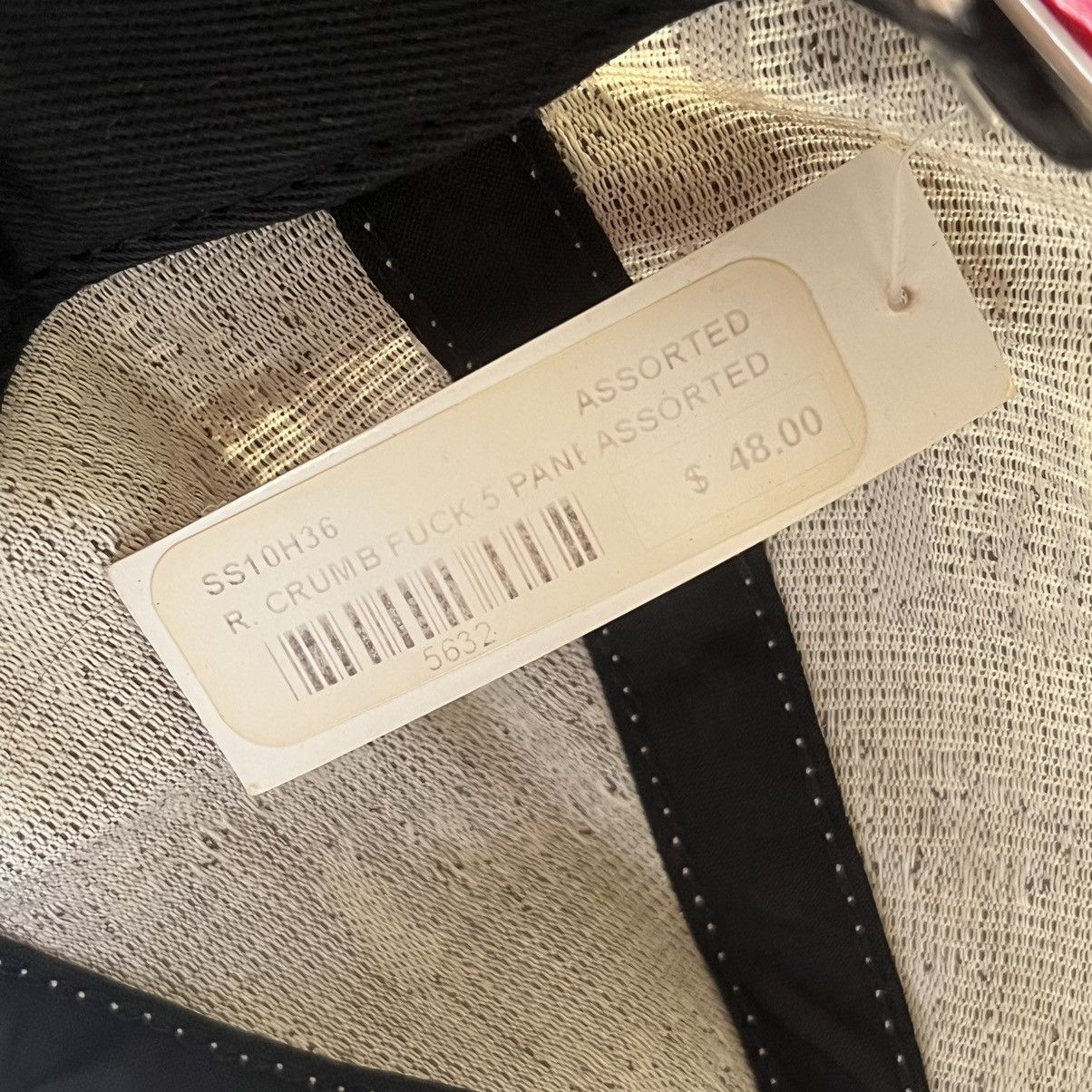 Supreme Supreme 2010 R. Crumb Fuck SnapBack Beige w/ Tags Size ONE SIZE - 5 Thumbnail