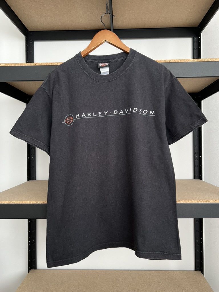 Harley Davidson Vintage 2009 Harley Davidson Motorcycle Florida Black Tshirt Size US L / EU 52-54 / 3 - 2 Thumbnail