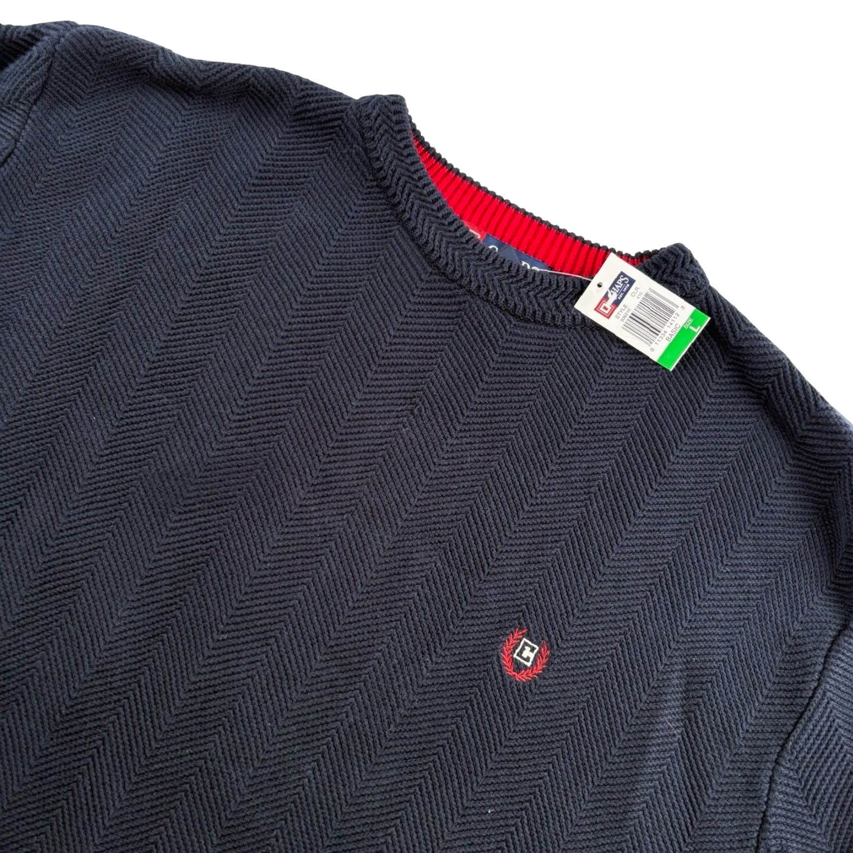 Chaps VINTAGE Chaps Men’s Sweater Crew Neck Cotton Navy Blue L Size US L / EU 52-54 / 3 - 2 Thumbnail