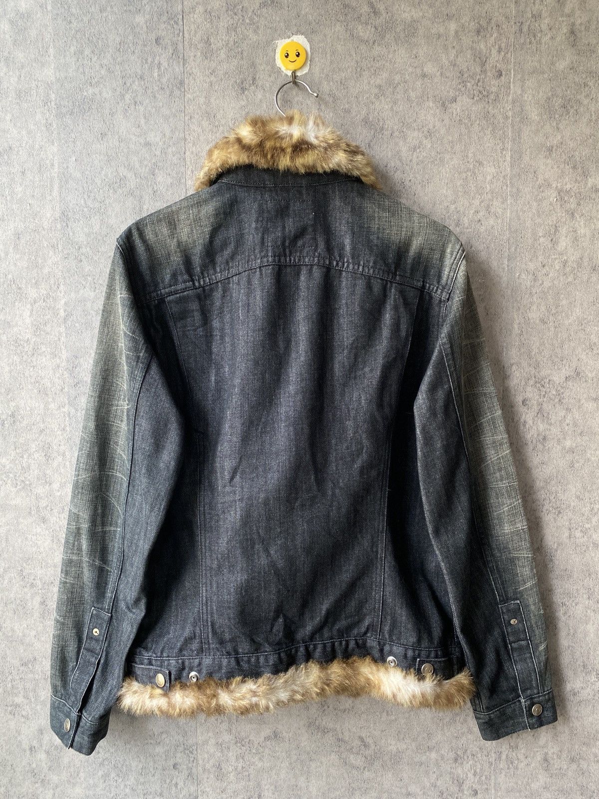 Japanese Brand Levi’s Star Japan Design Fur Denim Jacket Size US M / EU 48-50 / 2 - 3 Thumbnail