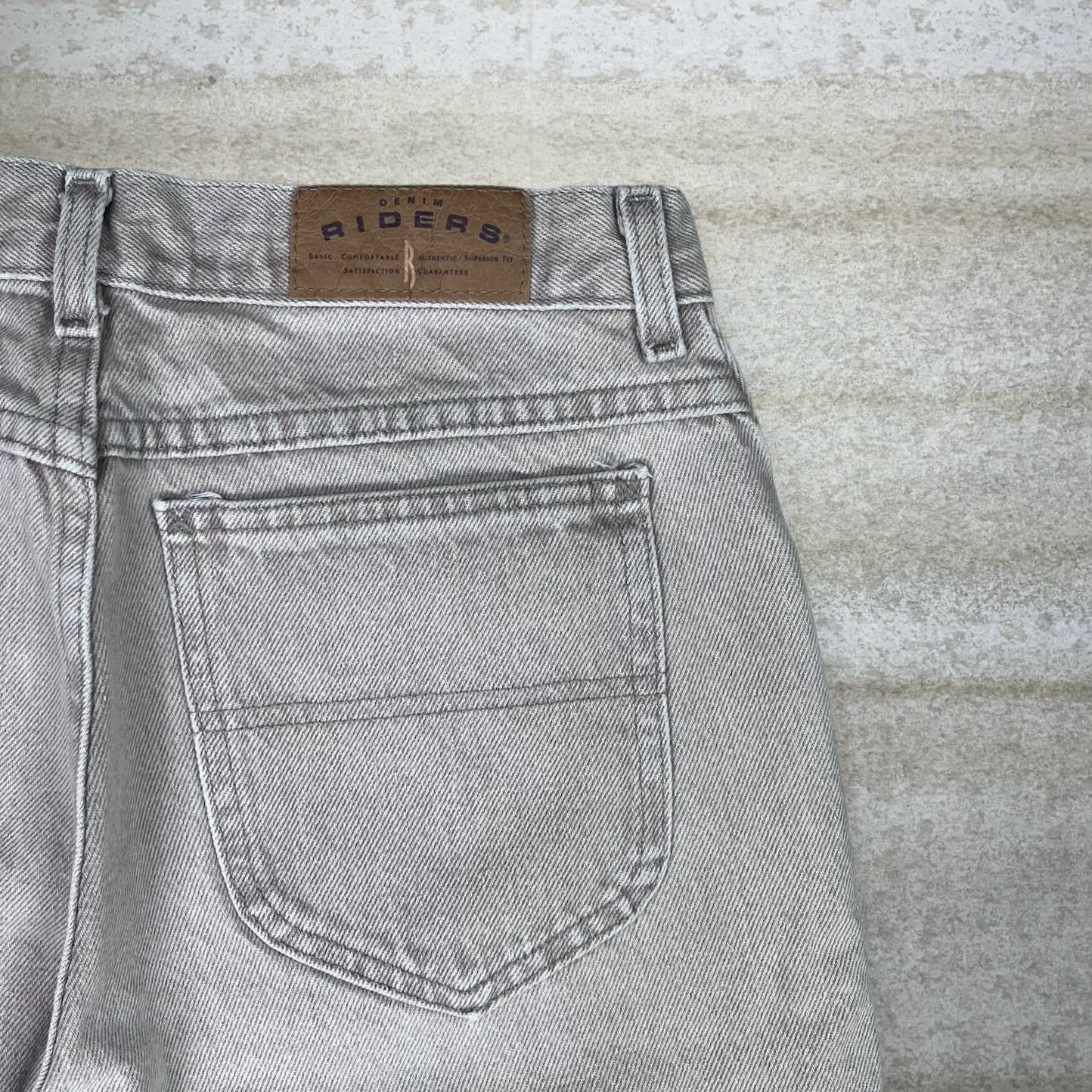 Vintage Vintage 80s Riders Jeans 30x32 Relaxed Tapered Leg Tan Wash Size 32" / US 10 / IT 46 - 3 Thumbnail