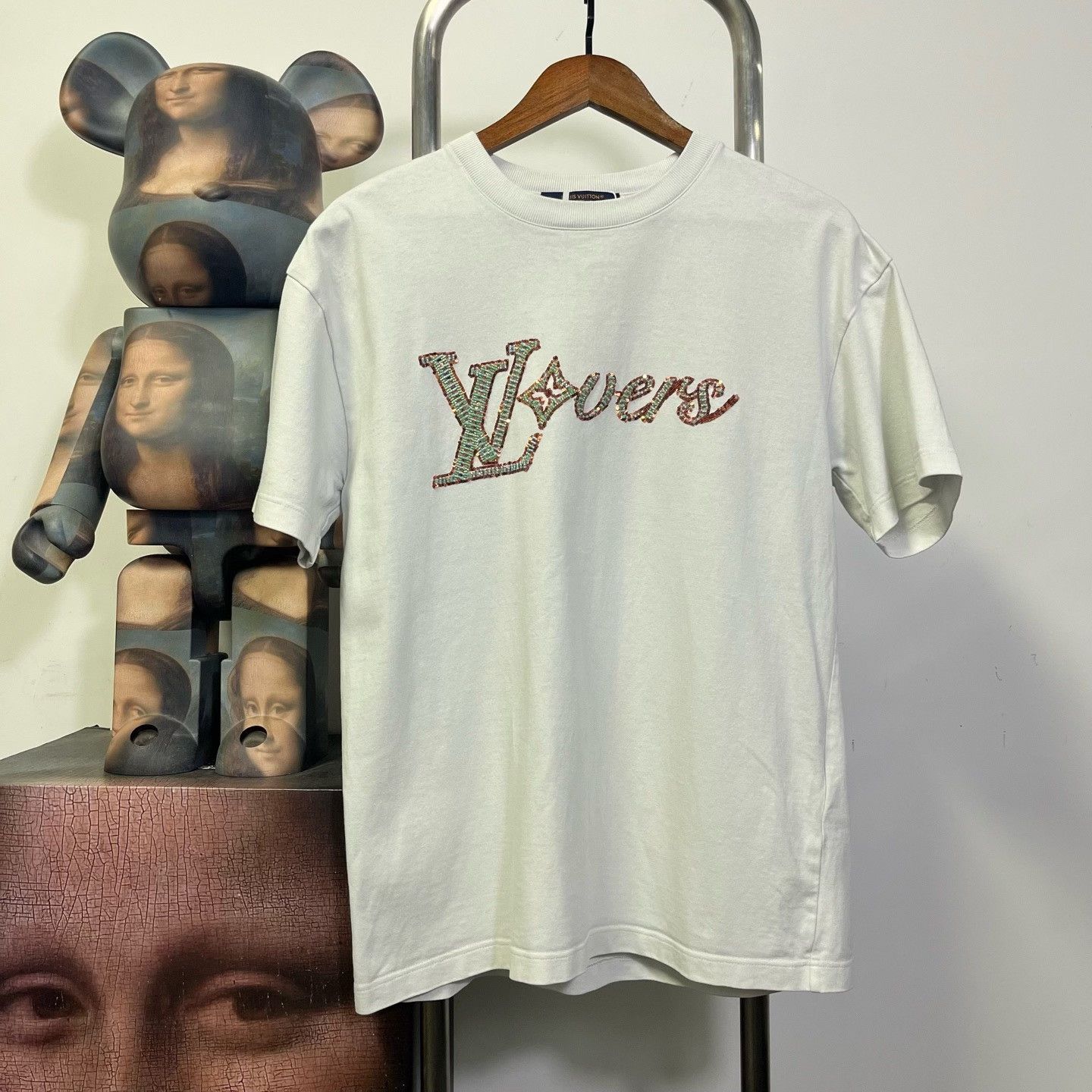 Louis Vuitton Louis Vuitton Sequin LV Lovers T-Shirt Size M Size US M / EU 48-50 / 2 - 1 Thumbnail