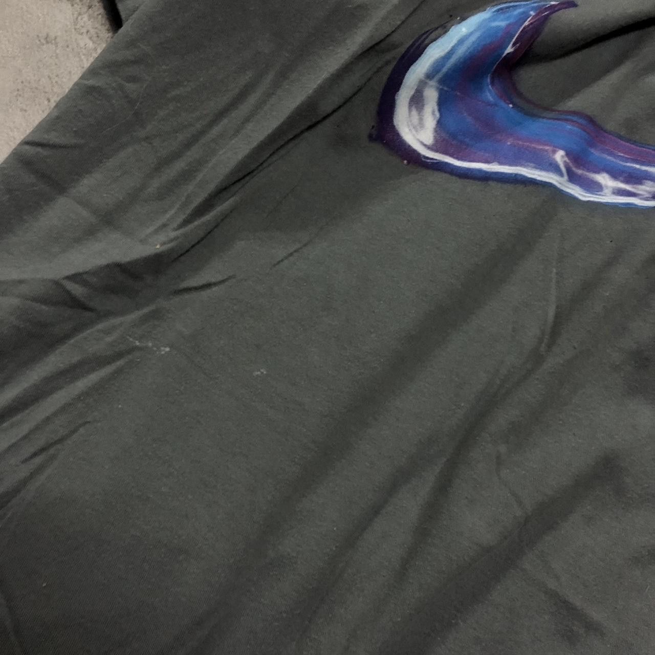 Nike Grey Nike tee with blue holographic swoosh #holographic Size US L / EU 52-54 / 3 - 5 Thumbnail