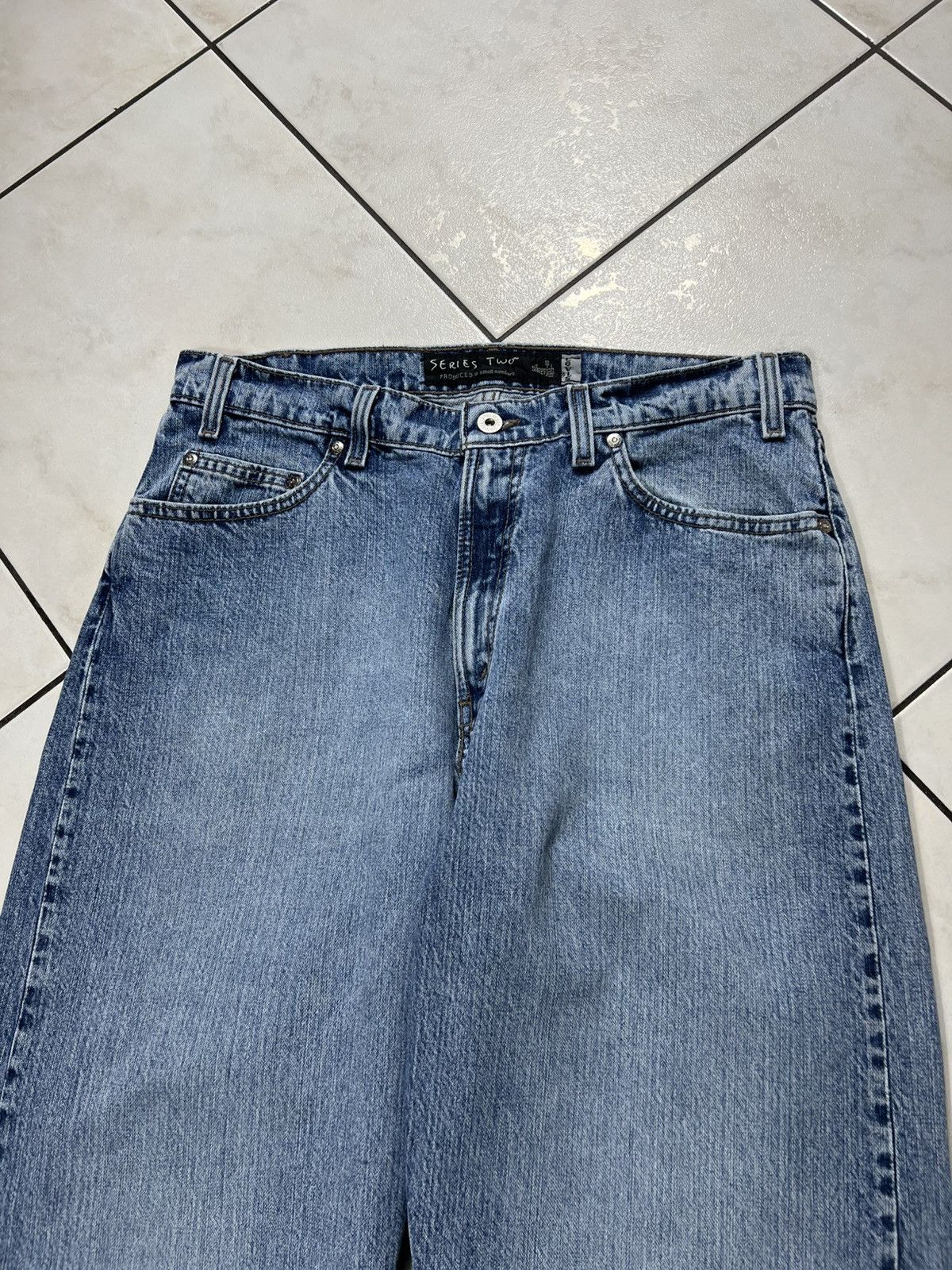 Levi's Vintage 90s Levi’s silver tab baggy retro washed denim jeans Size US 34 / EU 50 - 3 Thumbnail