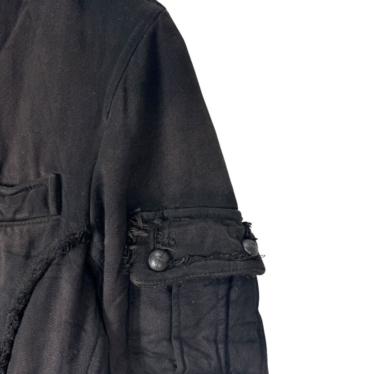 If Six Was Nine × Japanese Brand × Le Grande Bleu (L.G.B.) ☀️HAIB DECONSTRUCT SHERPA FADED BLACK JACKET Size US S / EU 44-46 / 1 - 5 Thumbnail