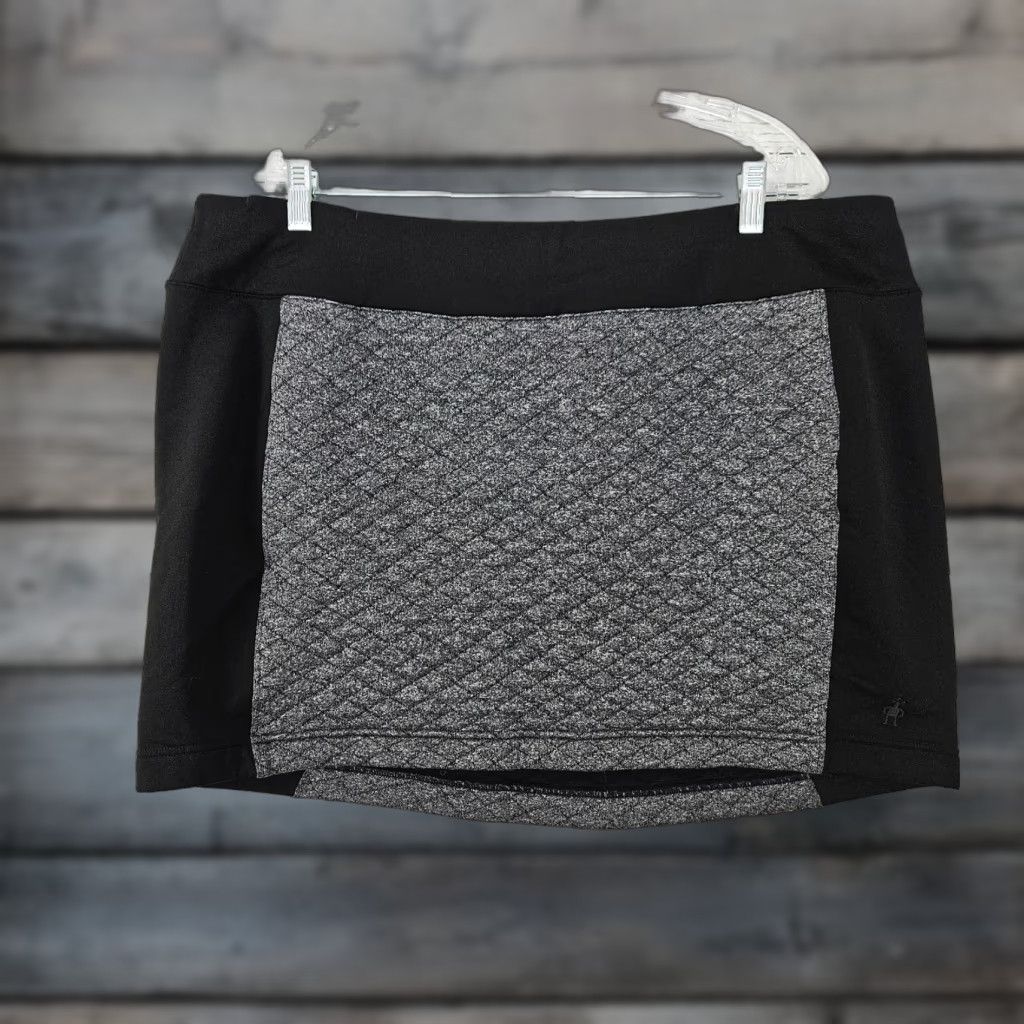 Smartwool VINTAGE SmartWool Womens Diamond Peak Quilted Skirt XL Black Gray Size 40" / US 18 - 1 Thumbnail