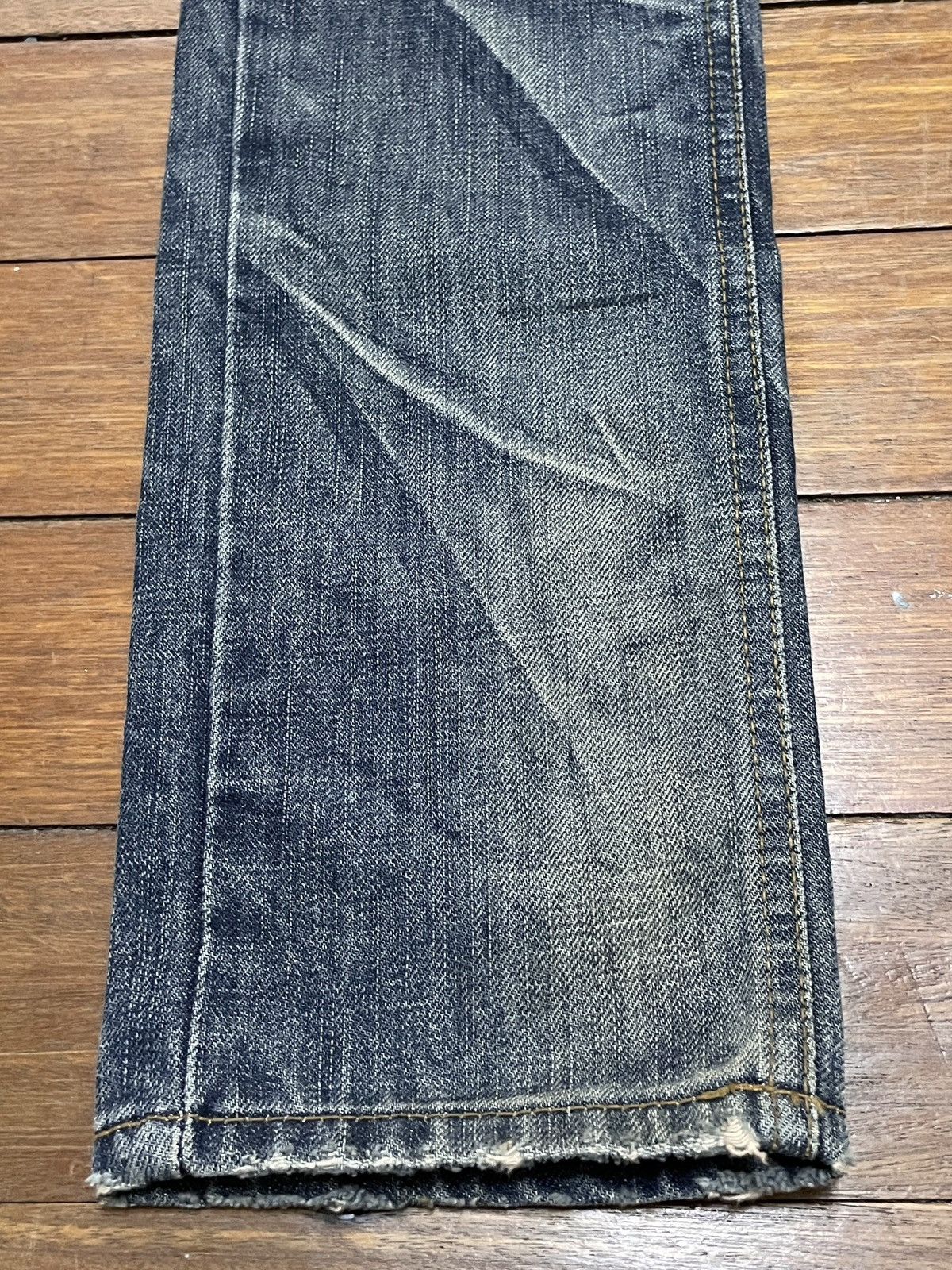Vintage Rare Design Vintage Japanese Brand Kesson Flash Jeans 2000s Size US 29 - 5 Thumbnail