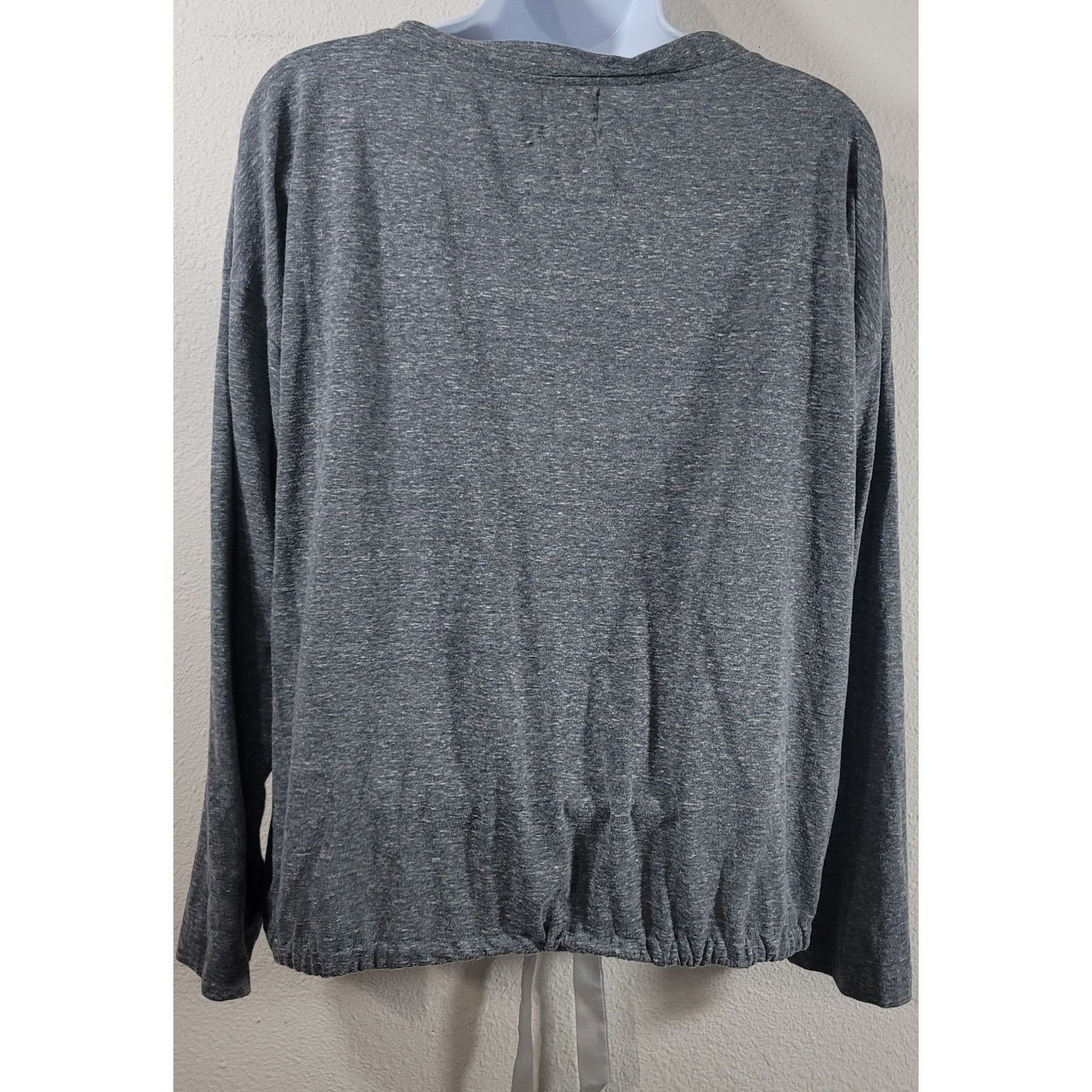 Other Alfani Intimates Gray Heathers Round Neck Top Large Size L / US 10 / IT 46 - 3 Thumbnail