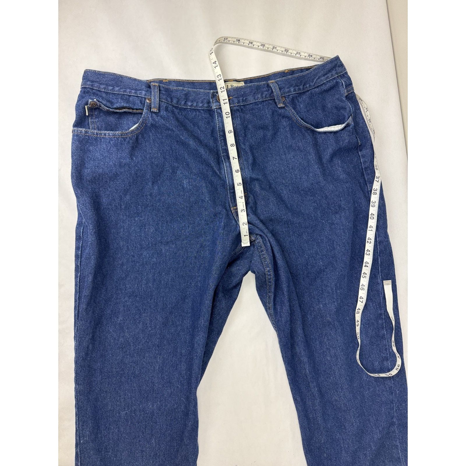L.L. Bean LL Bean Men's Natural Fit Jeans 100% Cotton Relaxed 42 * 28 Size US 42 / EU 58 - 3 Thumbnail