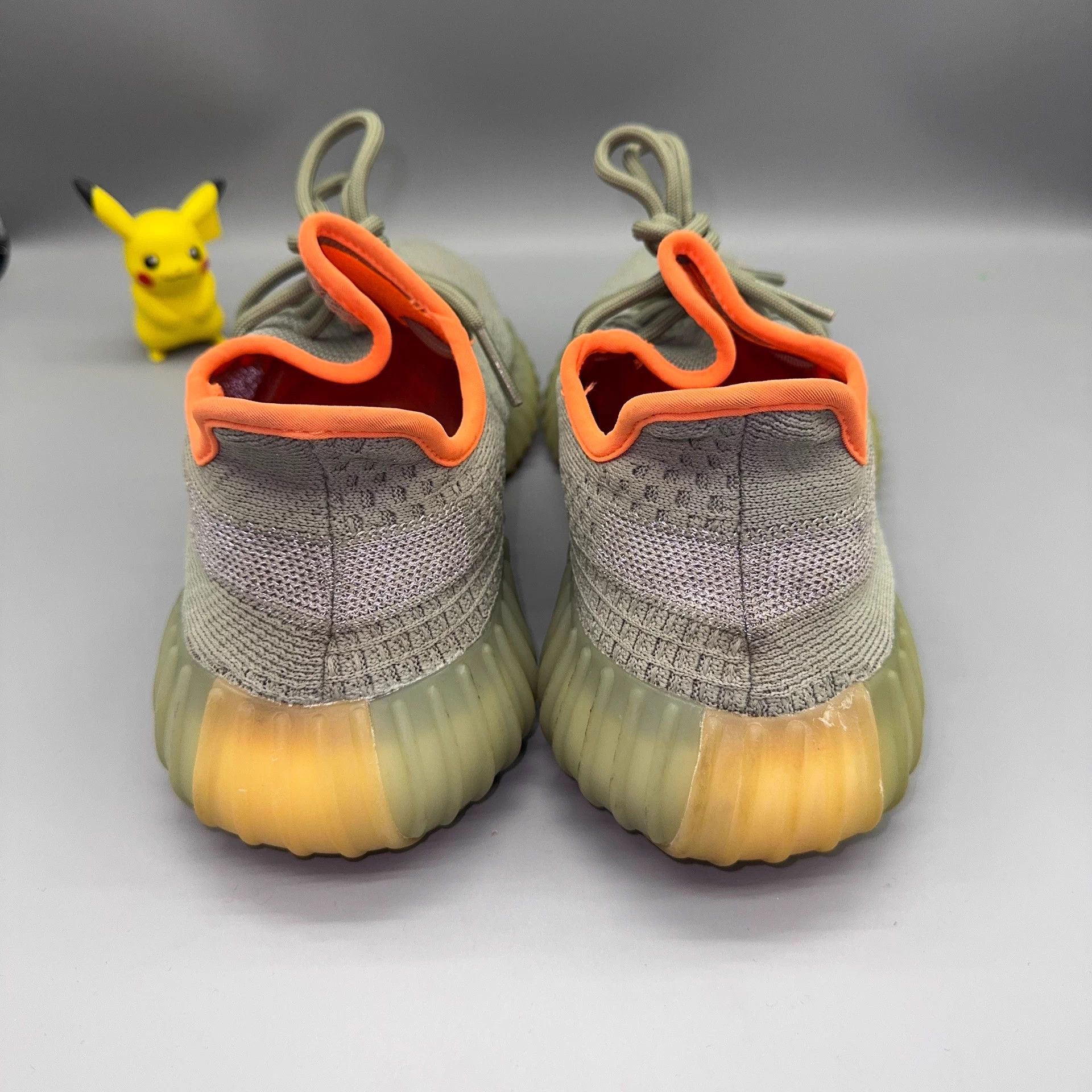 Adidas Adidas Yeezy 350 Sage Honeydew Reflective Gray Orange 43 Size US 10 / EU 43 - 3 Thumbnail