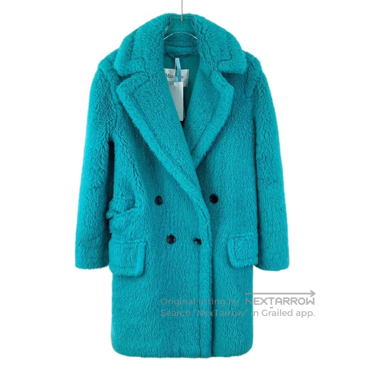 Other maxmara turquoise teddy double. Size US M / EU 48-50 / 2 - 1 Thumbnail